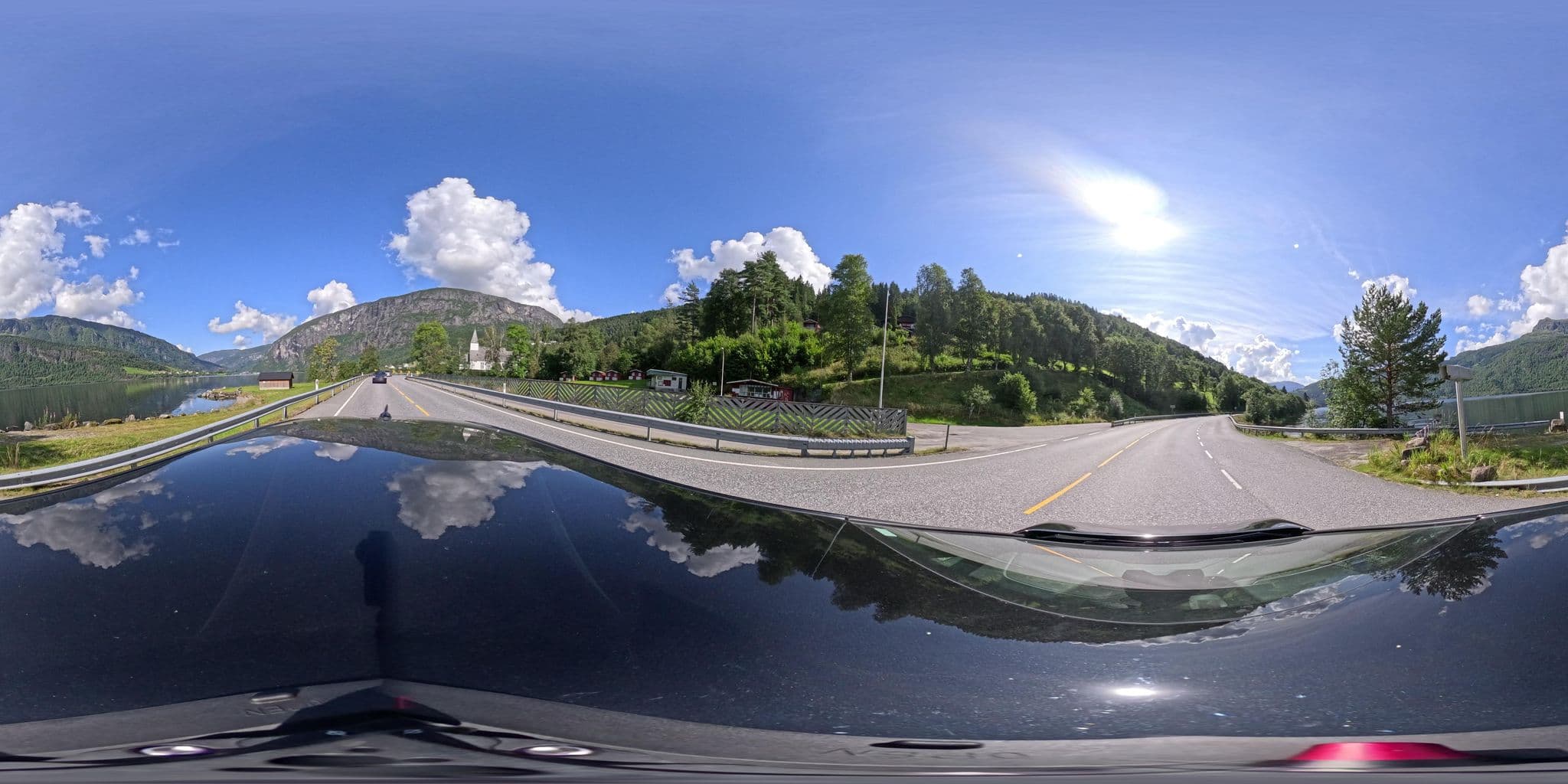 Street view near Granvin Hytter & Camping, Ulvik — © yannakis (CC BY-SA · Mapillary)