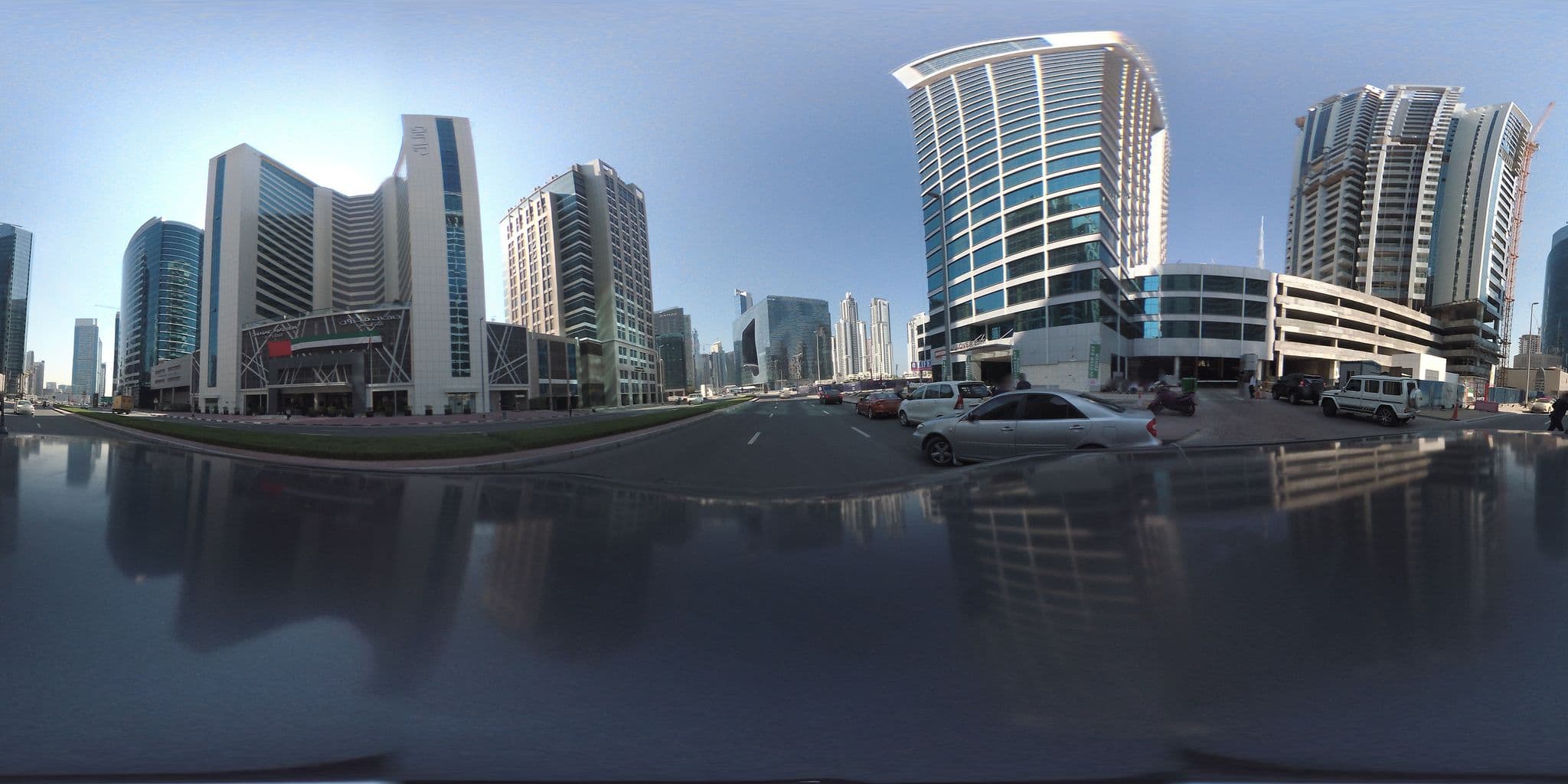Street view near aura suites Downtown, Business Bay — © wassaf (CC BY-SA · Mapillary)