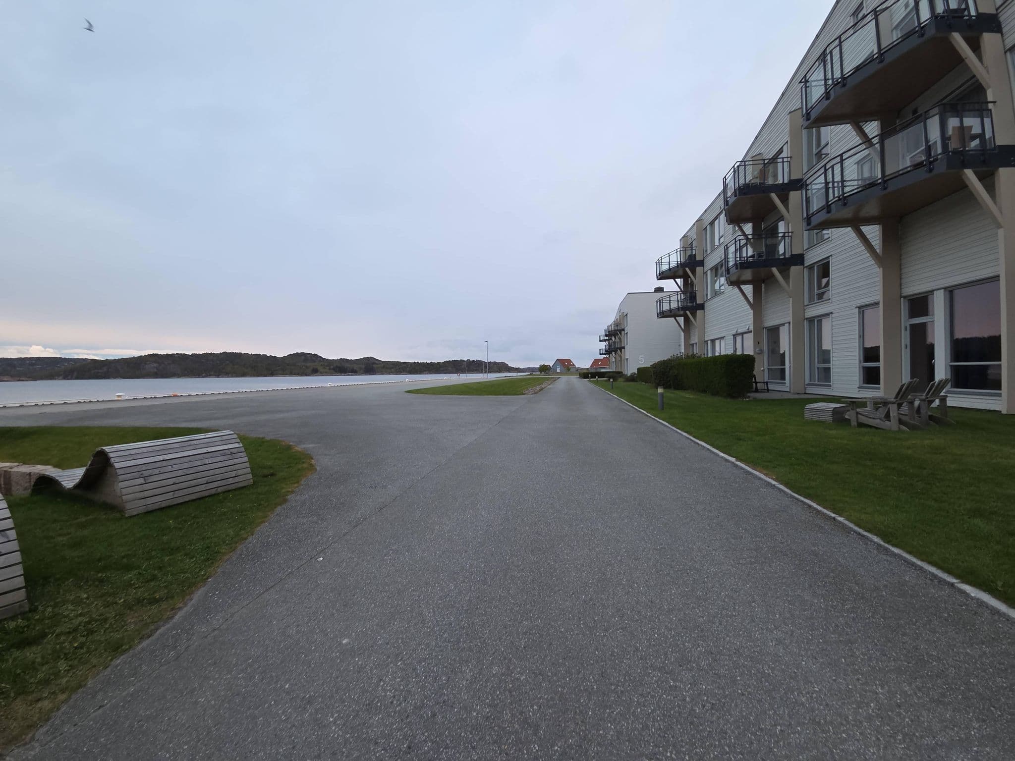 Street view near Lindesnes Havhotell, Vigeland — © mapforus (CC BY-SA · Mapillary)