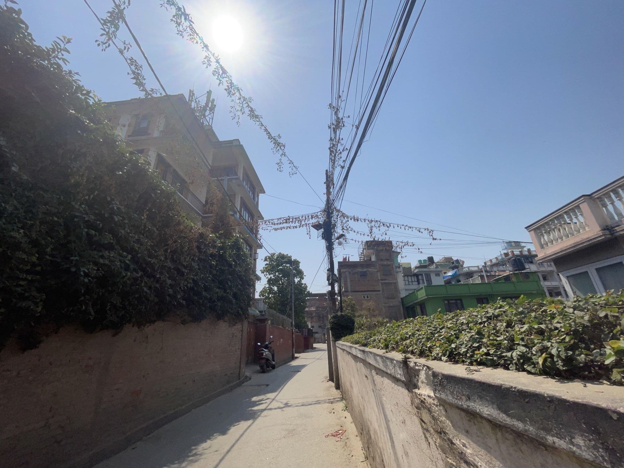 Street view near Lailai Hotel, Kathmandu — © vagrant42 (CC BY-SA · Mapillary)