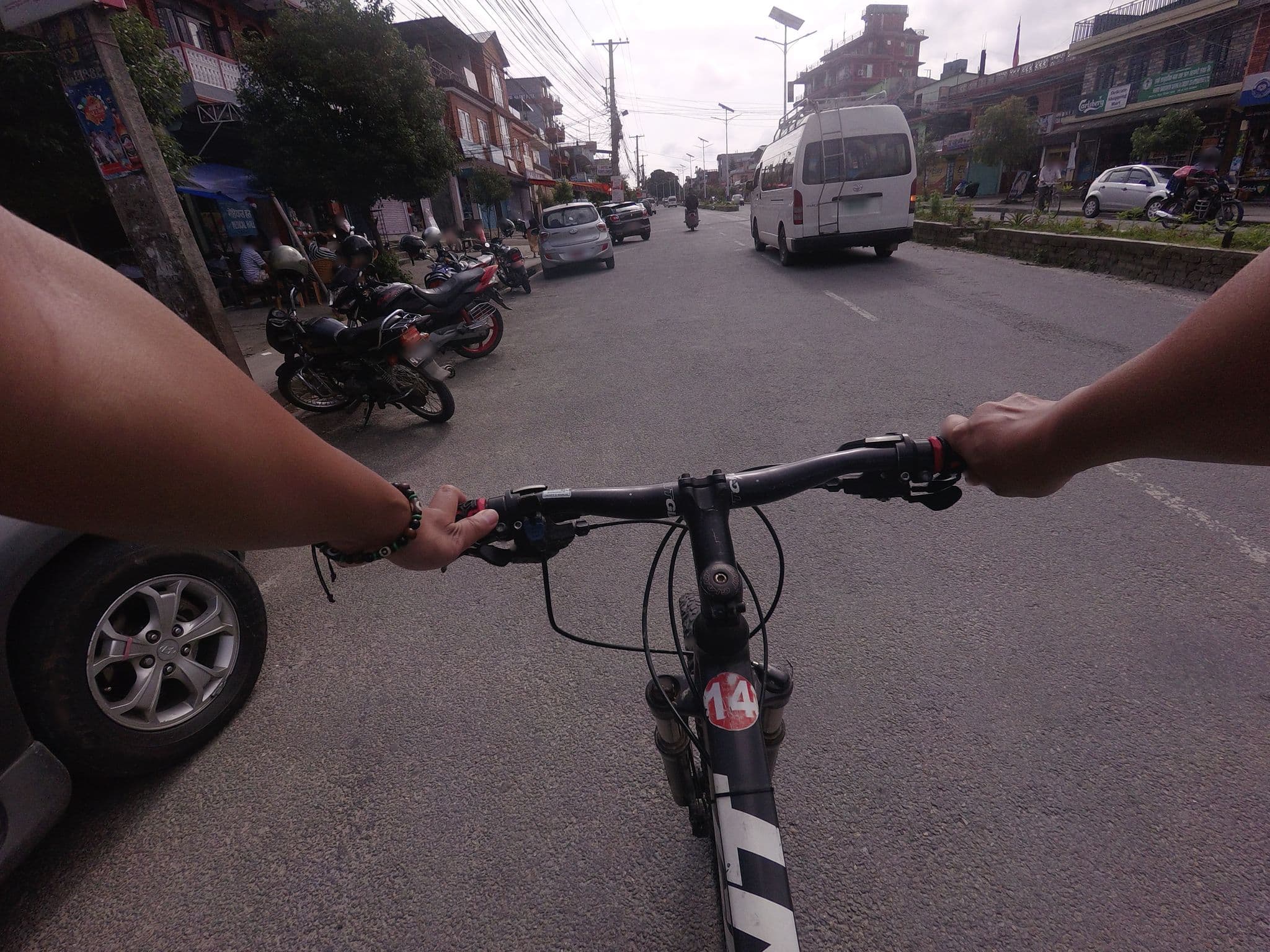 Street view near Millennium Guesthouse, Pokhara