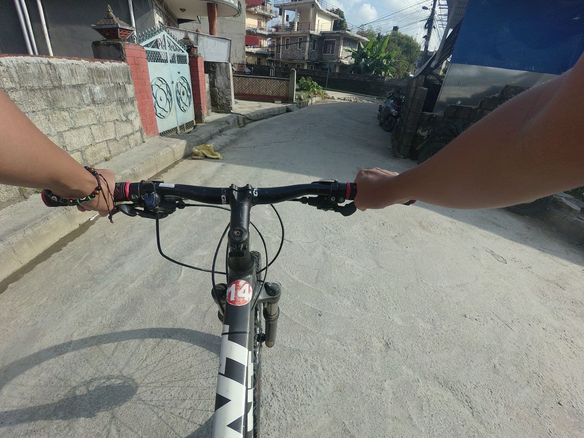 Street view near The Pokhara United, Pokhara — © GOwin (CC BY-SA · Mapillary)