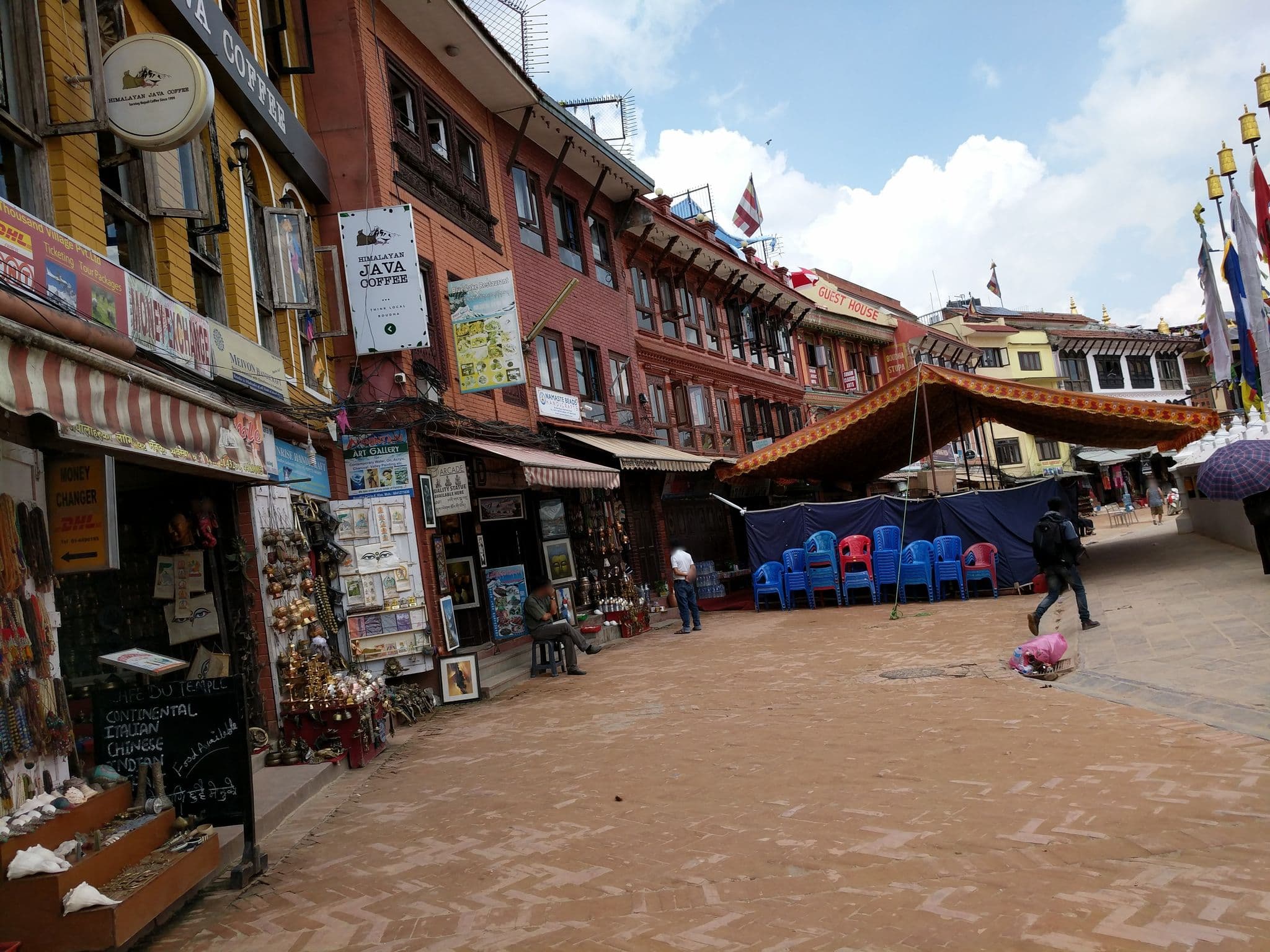 Street view near Baudha Stupa View, Kathmandu