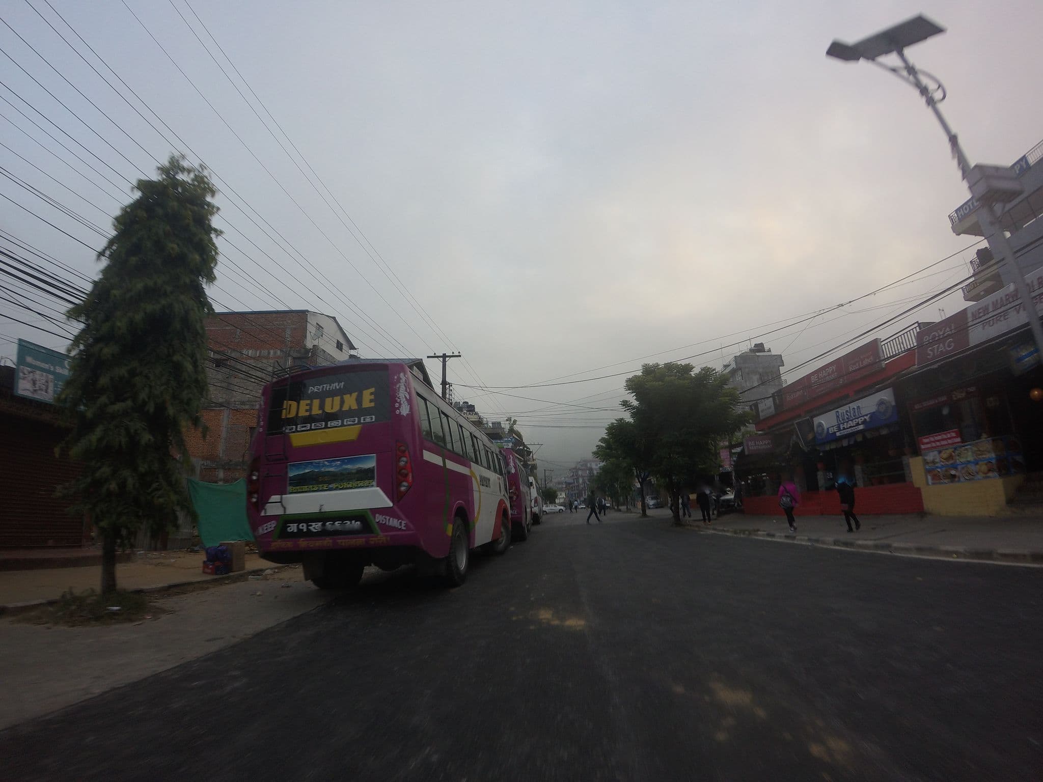 Street view near Be Happy Guest House, Pokhara