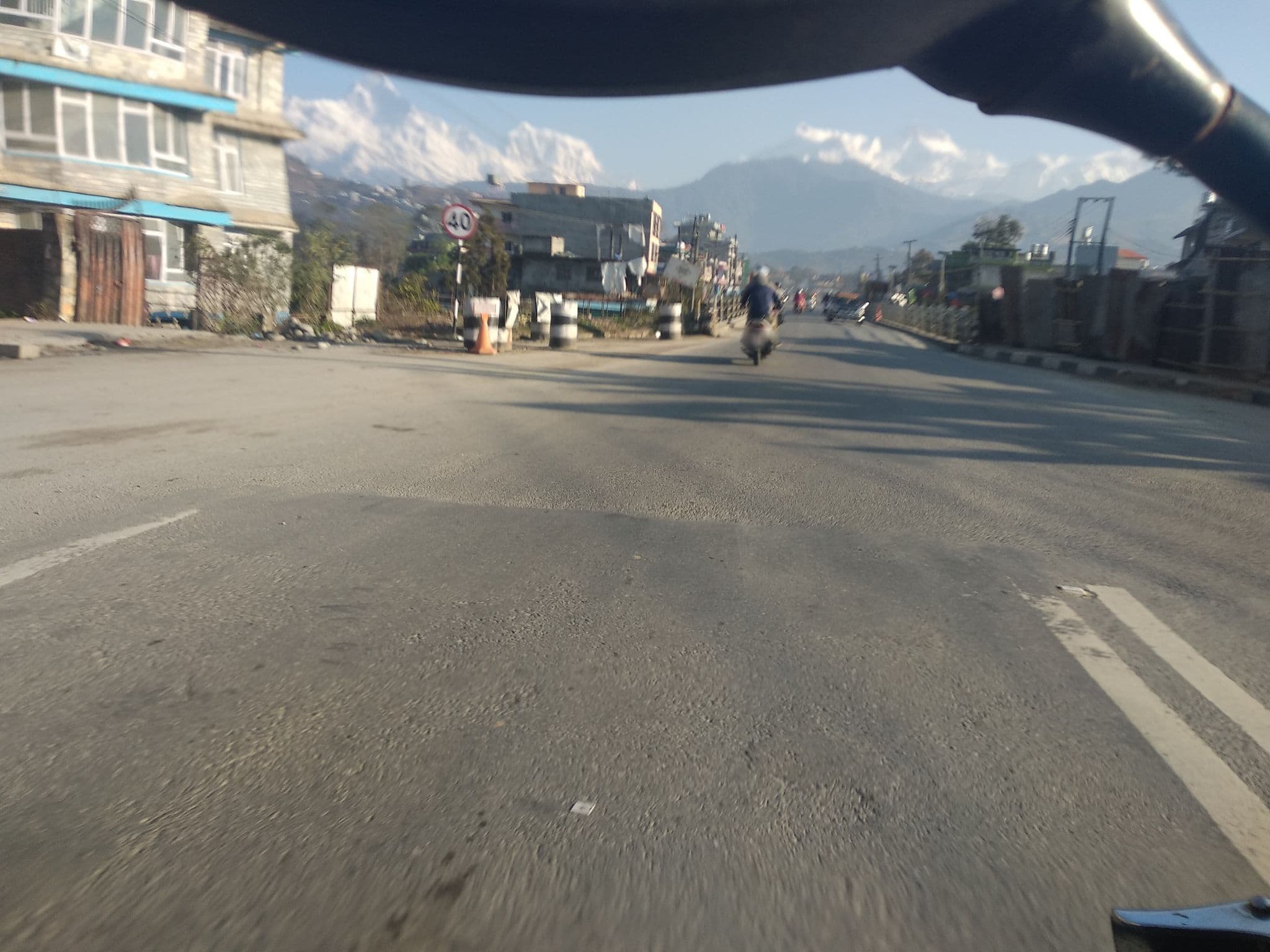 Street view near Boys Hostel, Pokhara