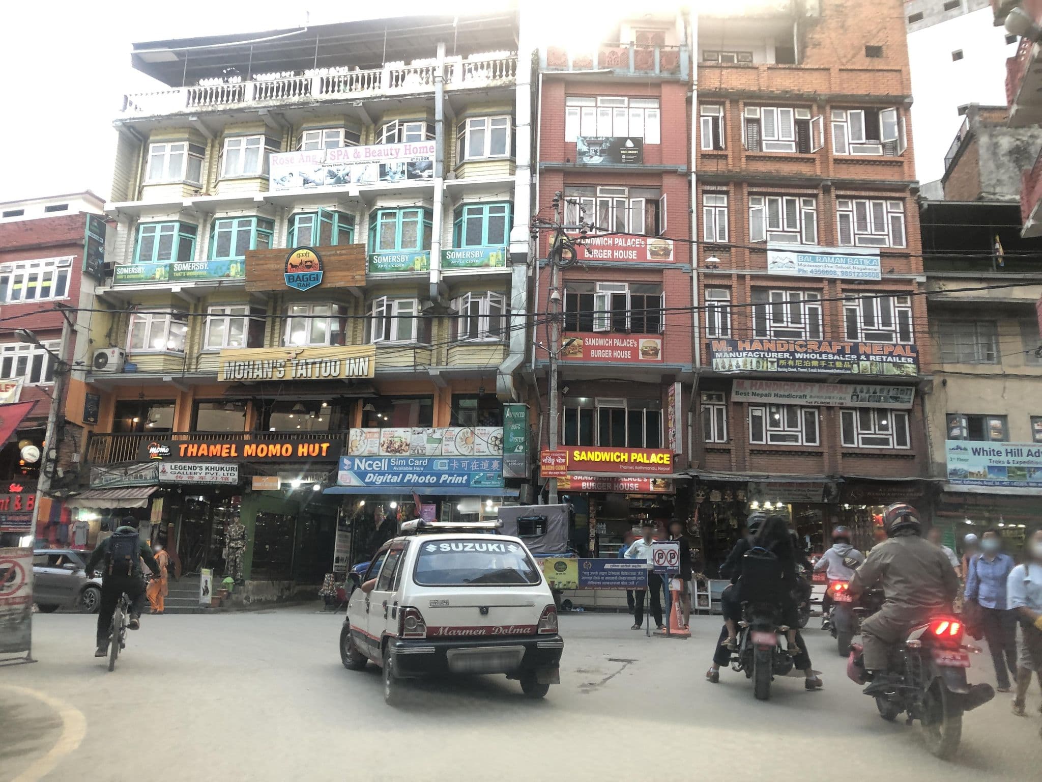 Street view near Yeti Hostel, Kathmandu