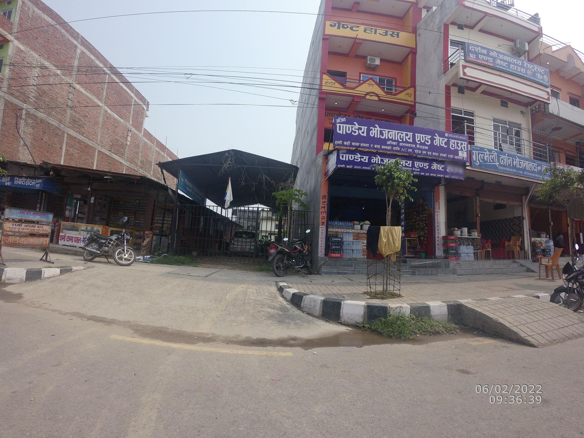 Street view near Pandey Bhojanalaya and Guest House, Siddharthanagar — © gauravparajuli09 (CC BY-SA · Mapillary)