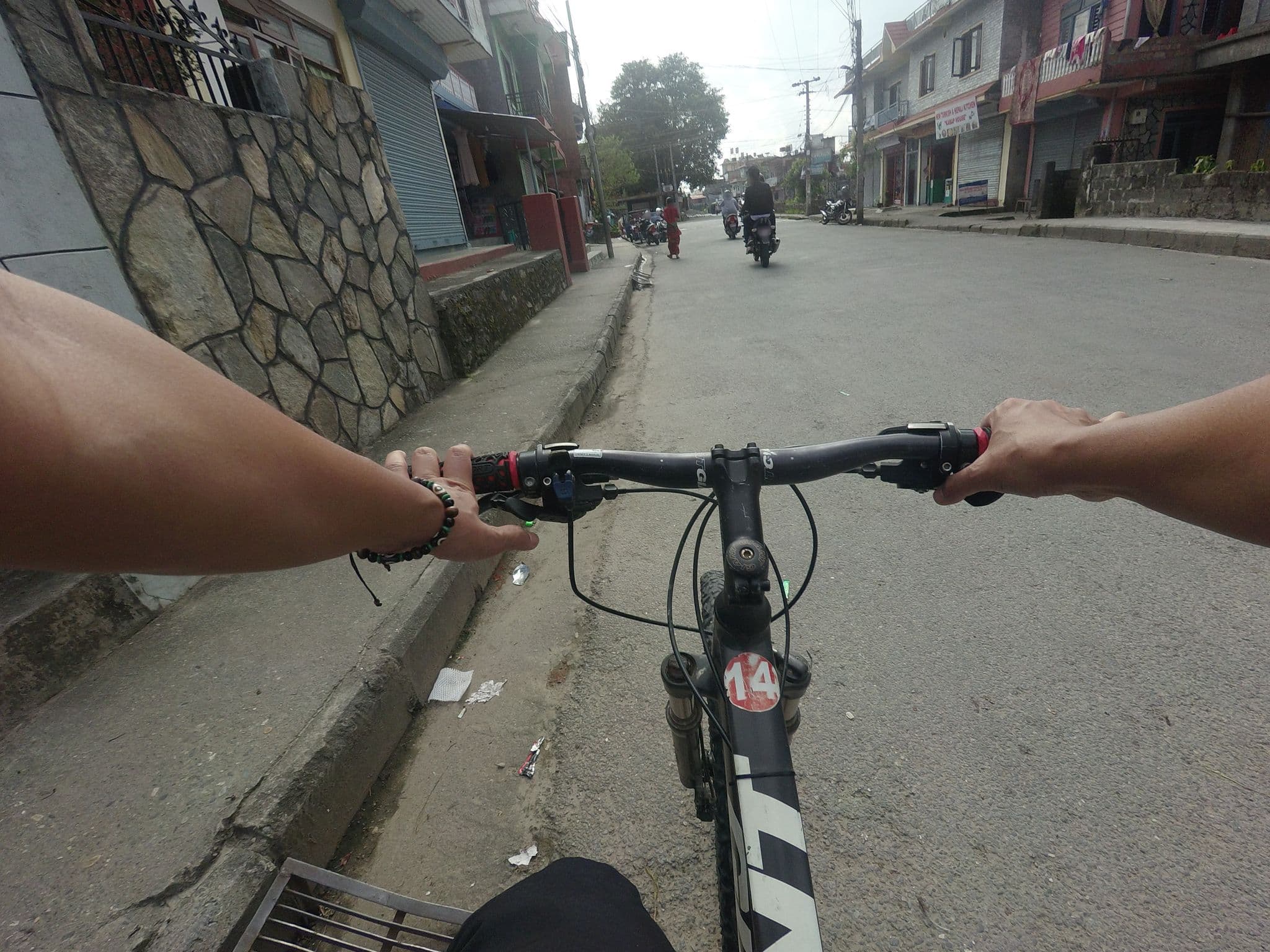Street view near Basanta, Pokhara