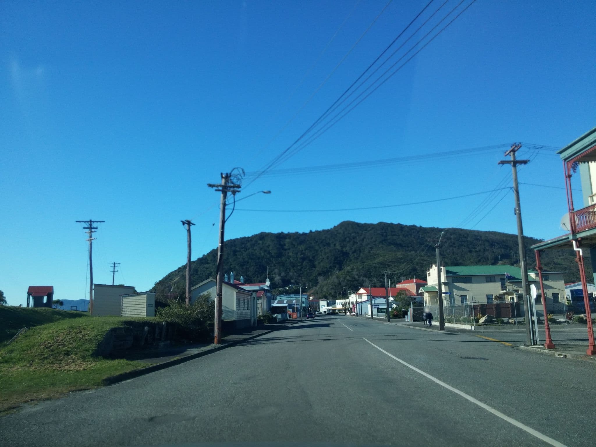 Street view near Neptun Backpackers, Greymouth — © nigelramsay (CC BY-SA · Mapillary)