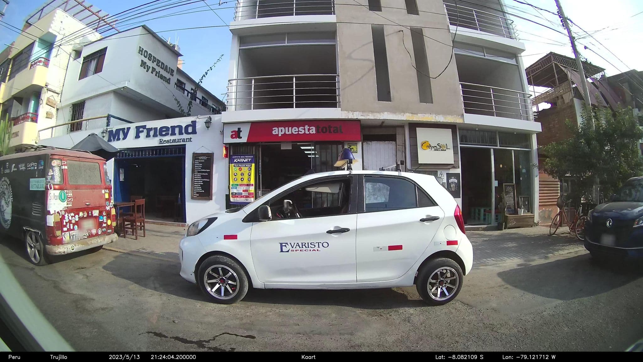 Street view near Hospedaje My Friend, Huanchaquito Alto — © kaart_2 (CC BY-SA · Mapillary)