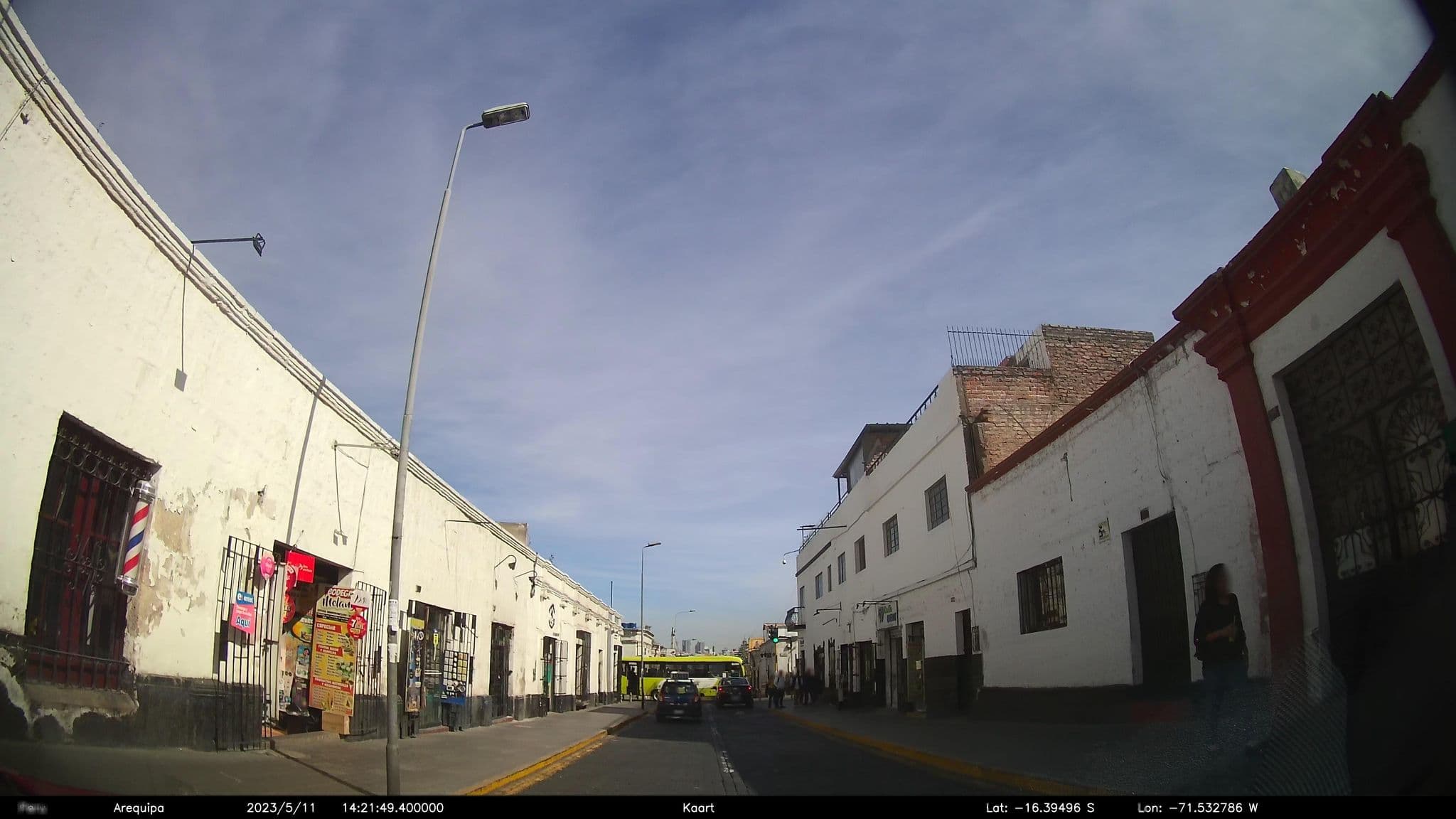 Street view near Arequipa Hostal, Arequipa