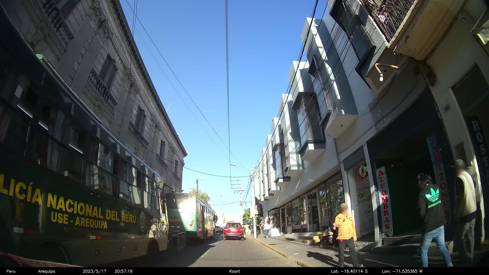 Street view near Hostal D. E. Luna, Arequipa