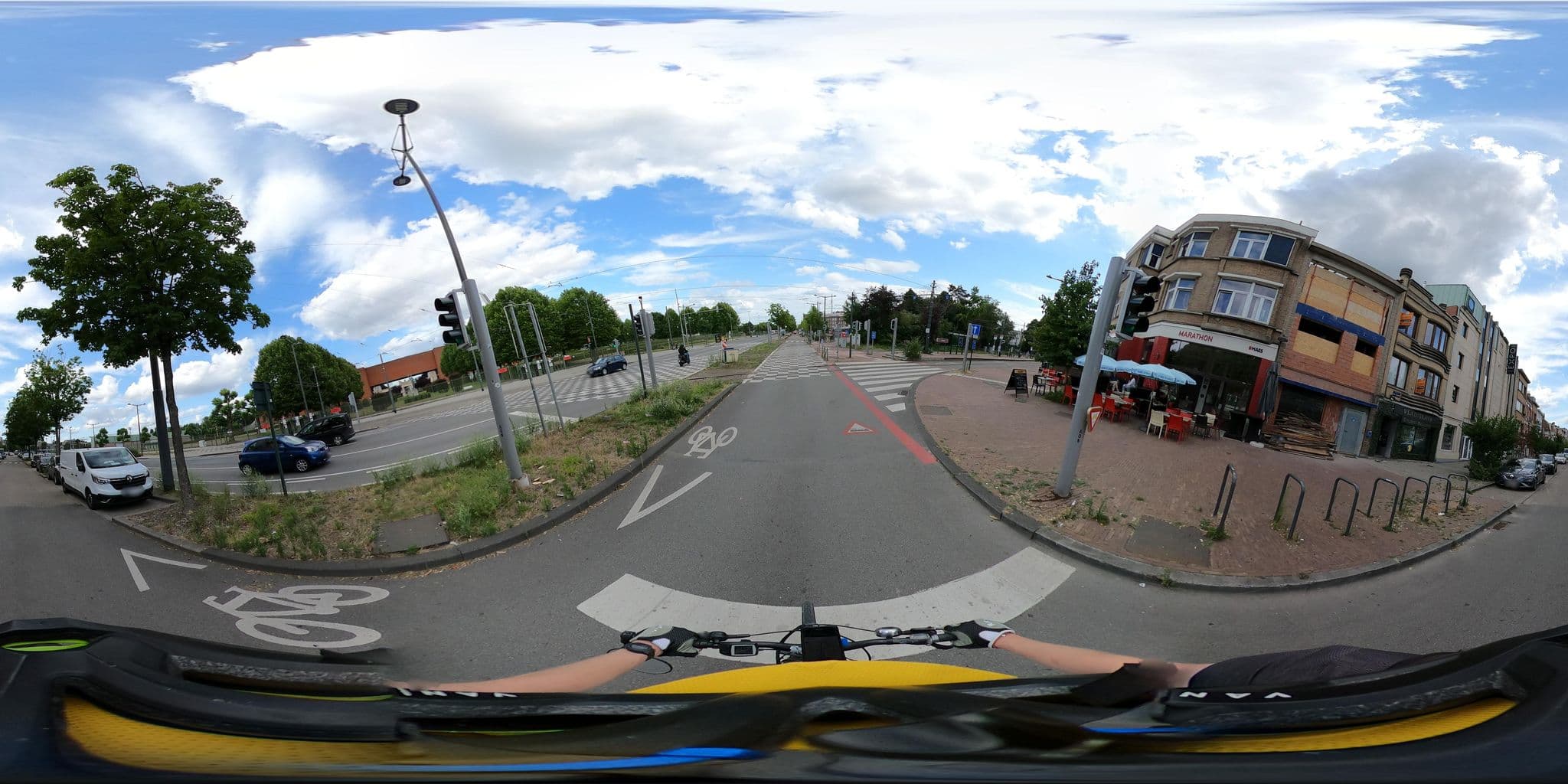 Street view near Expo, Wemmel — © Stefdegreef (CC BY-SA · Mapillary)