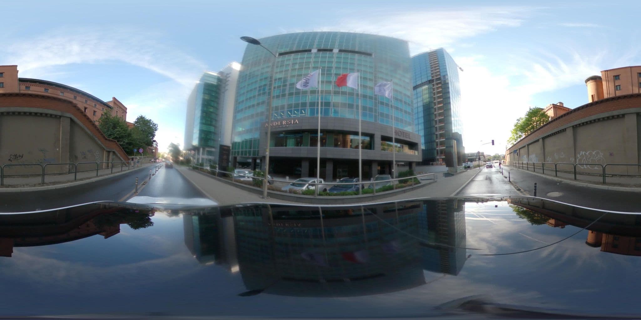 Street view near IBB Andersia Hotel, Poznań — © Fixtor (CC BY-SA · Mapillary)