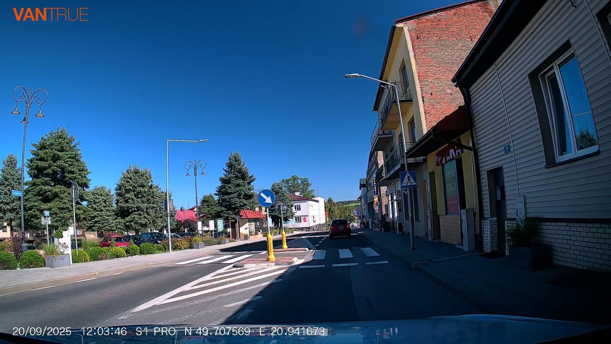 Street view near Motel-IK, Bobowa — © Driven2574 (CC BY-SA · Mapillary)