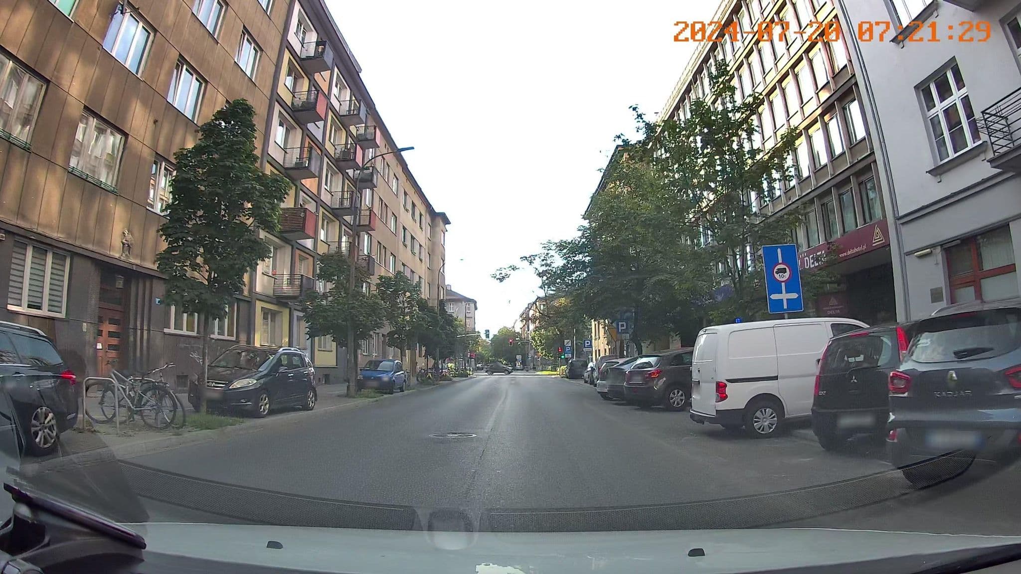 Street view near Delta, Kraków