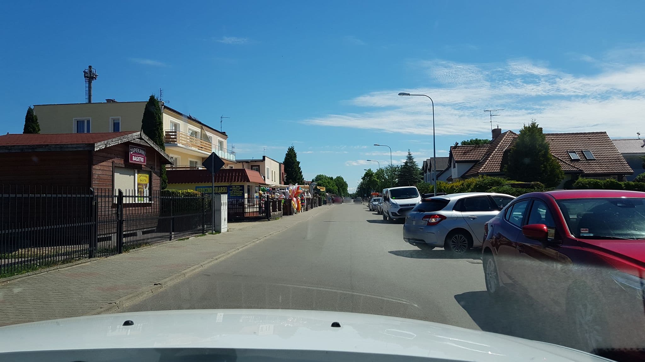 Street view near pokoje gościnne, Grzybowo