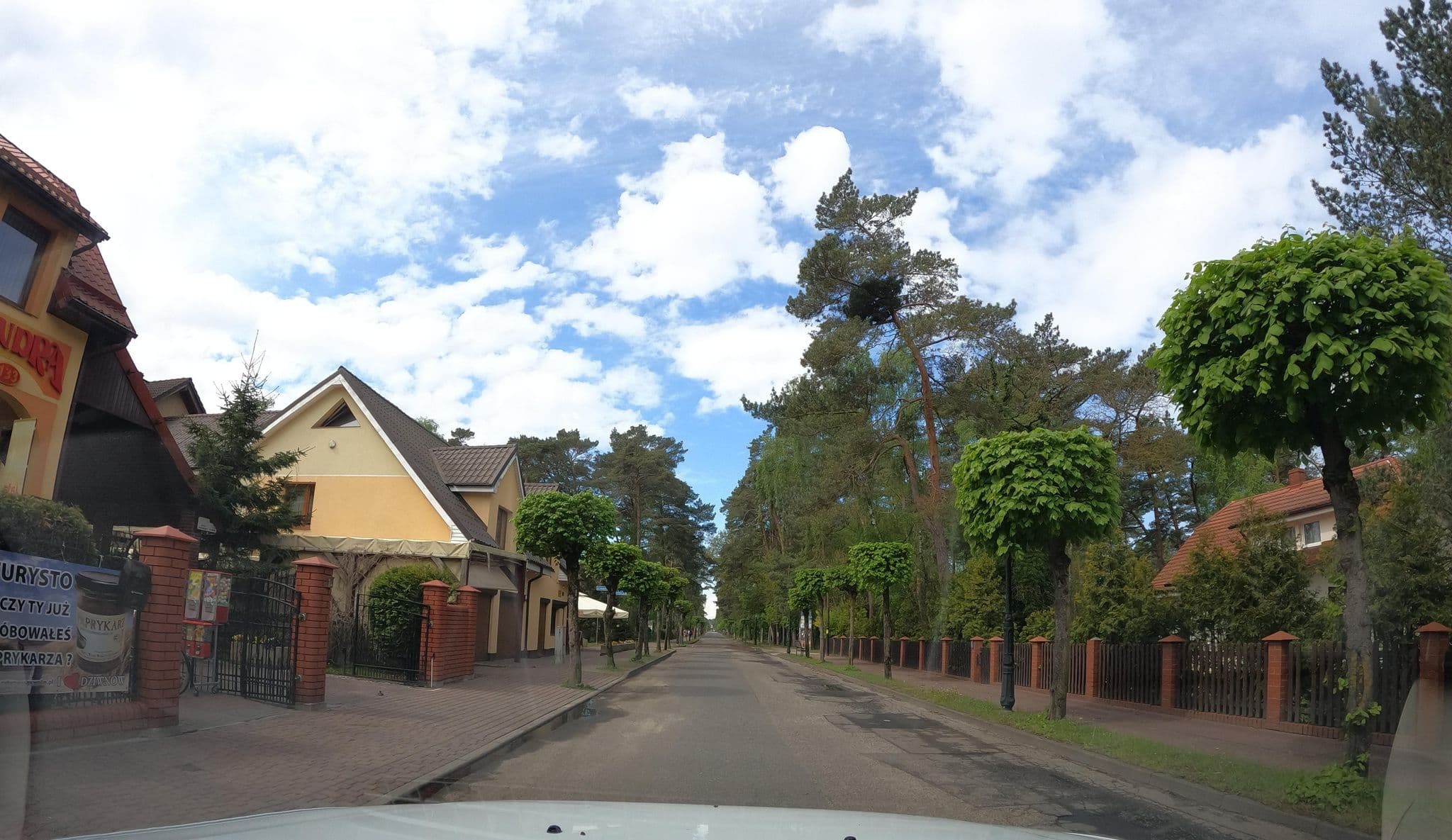 Street view near Paula Spa, Pobierowo