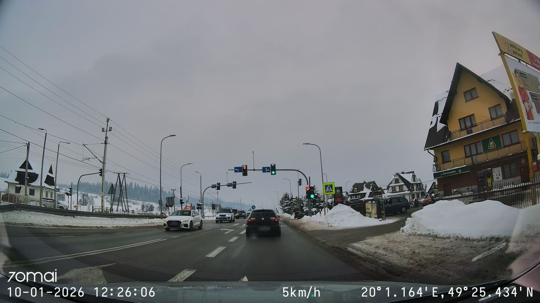 Street view near U Janowiaka, Szaflary — © doriel (CC BY-SA · Mapillary)