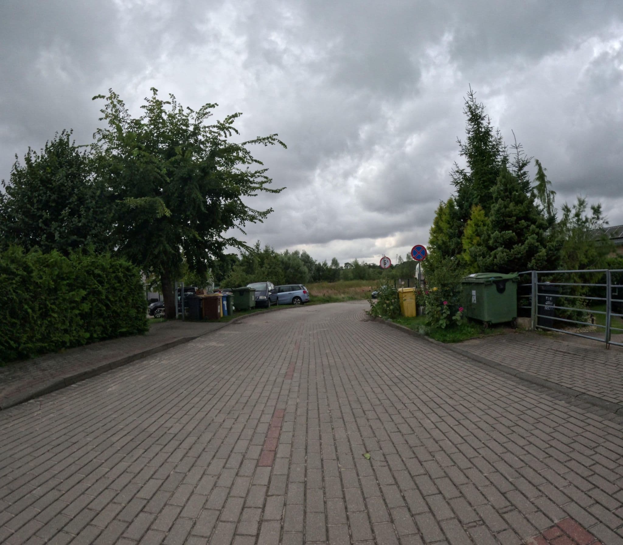 Street view near Zielony Daszek, Ustronie Morskie