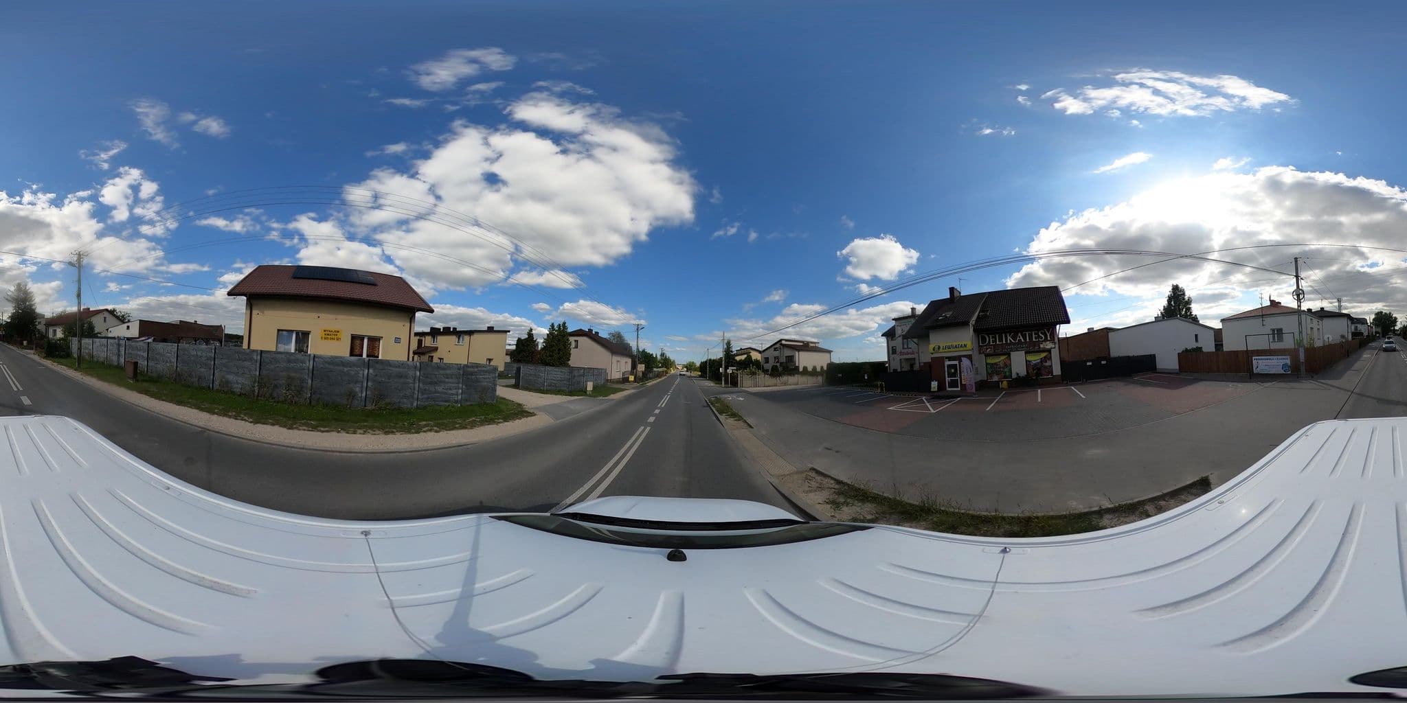 Street view near Kwatery Pracownicze, Nowa Wola — © inwazjamb (CC BY-SA · Mapillary)