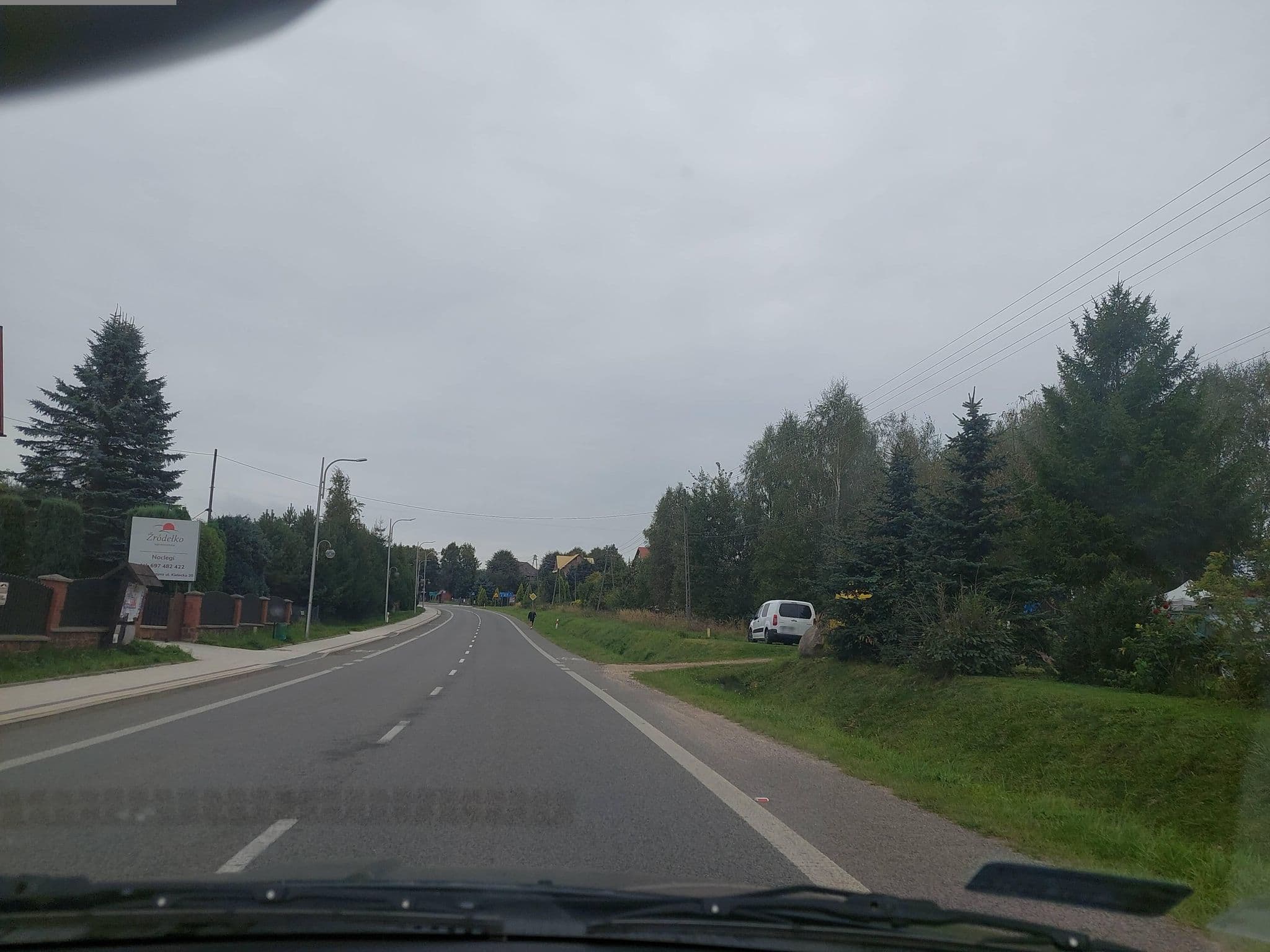 Street view near Źródełko, Bodzentyn — © Awoobis (CC BY-SA · Mapillary)