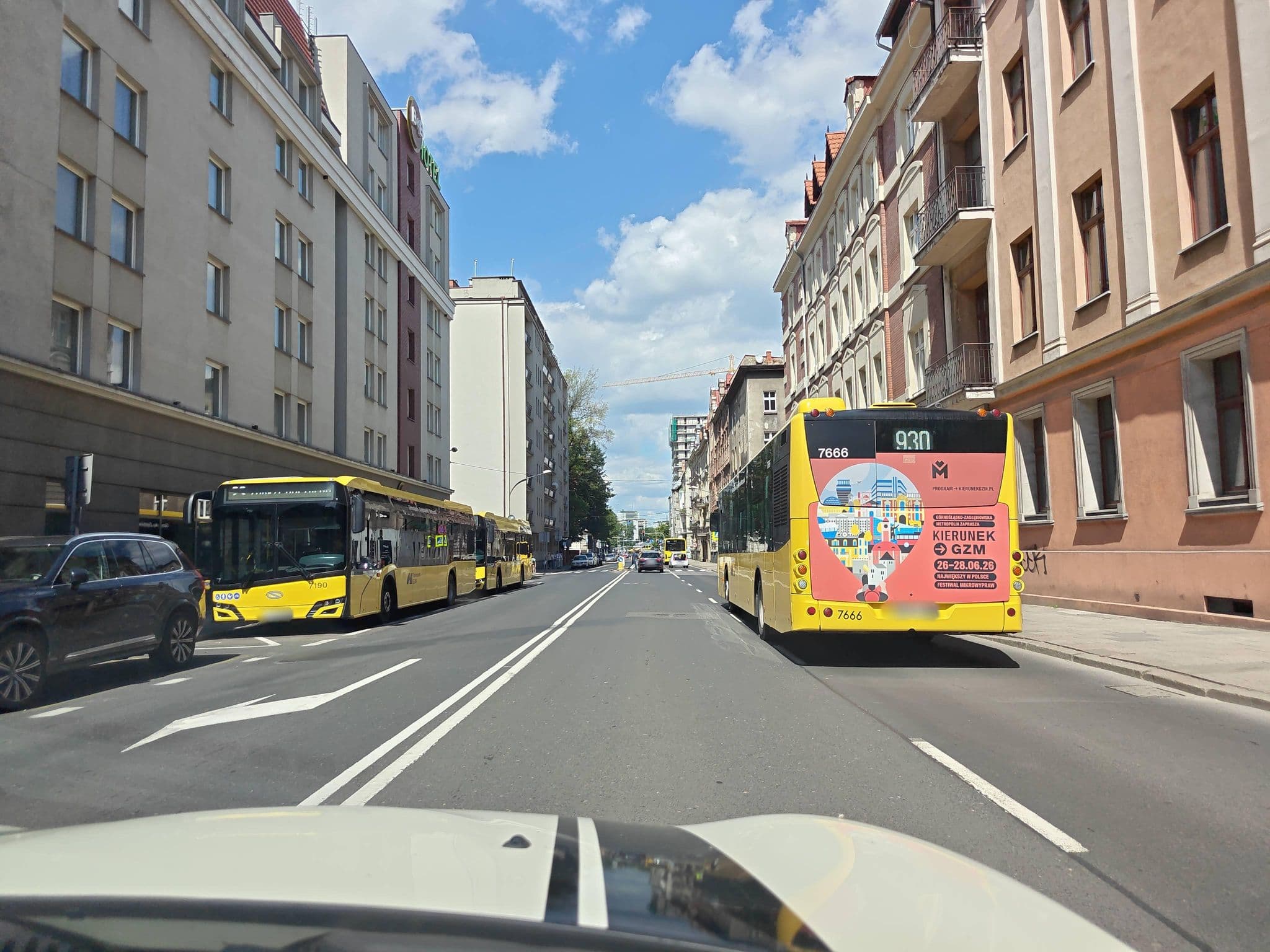 Street view near B&B Hotel Katowice Centrum, Katowice — © ireun (CC BY-SA · Mapillary)