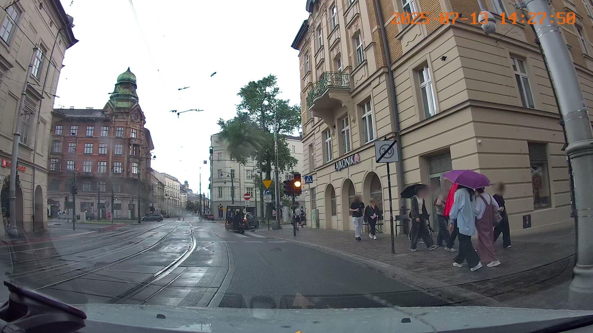 Street view near Green Hostel, Kraków