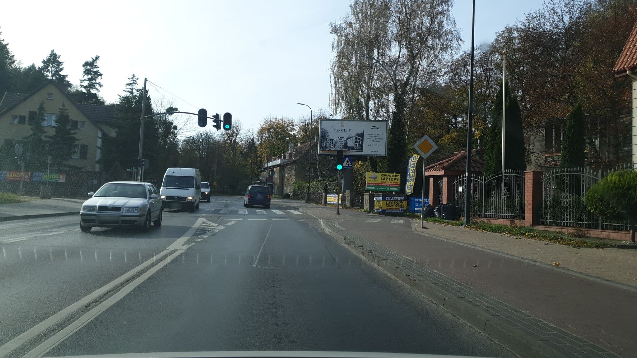 Street view near Willa Jaśkowy Dworek, Wrzeszcz — © krz (CC BY-SA · Mapillary)