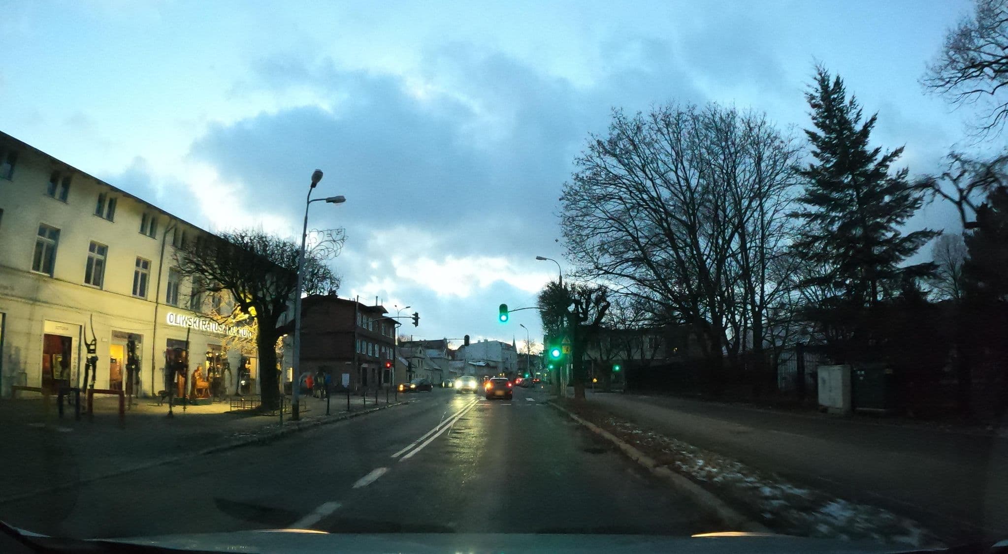 Street view near Ratusz B&B, Oliwa — © masterofnoroad (CC BY-SA · Mapillary)