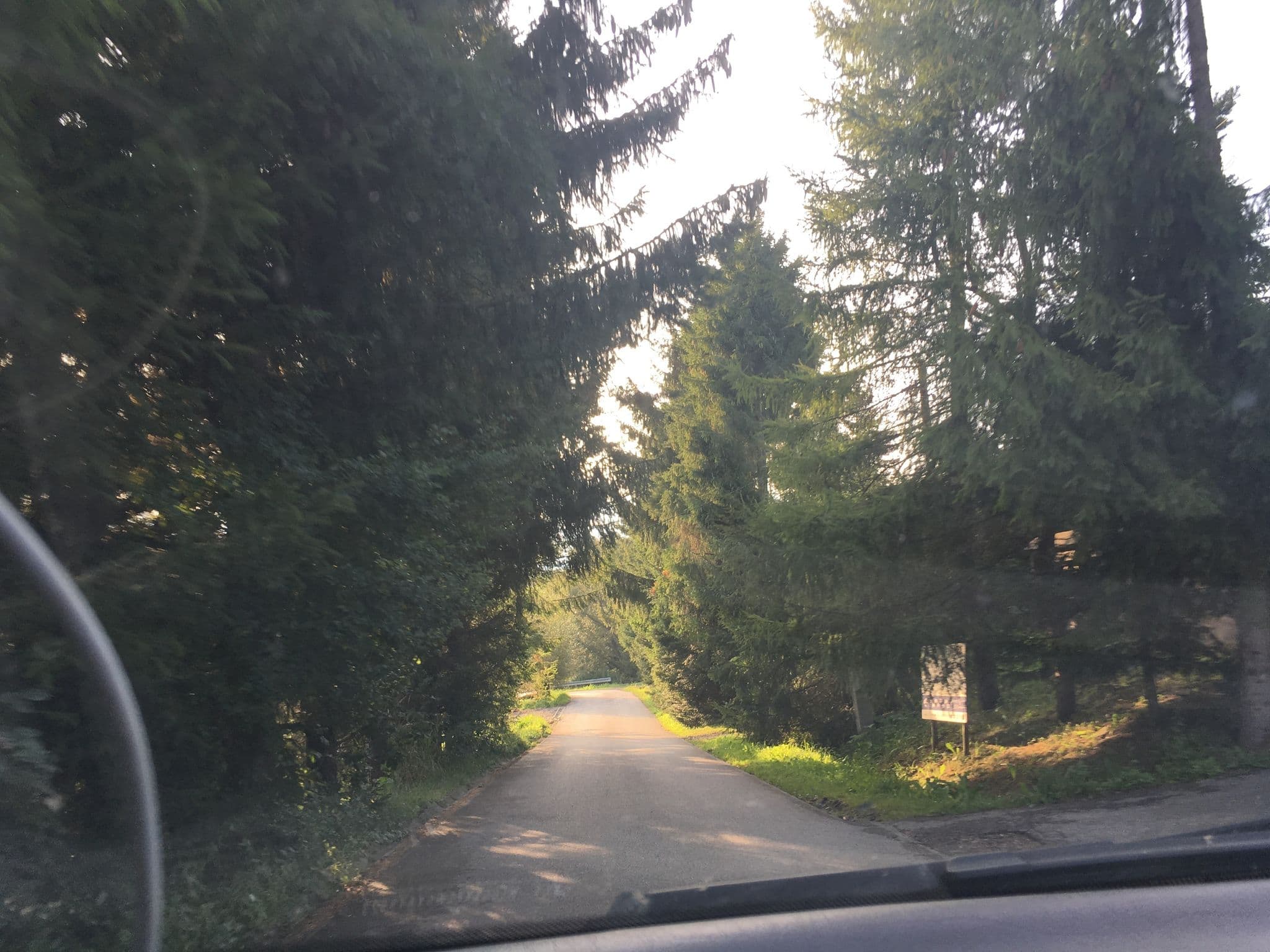 Street view near Chata Wędrowca No. 13, Baligród