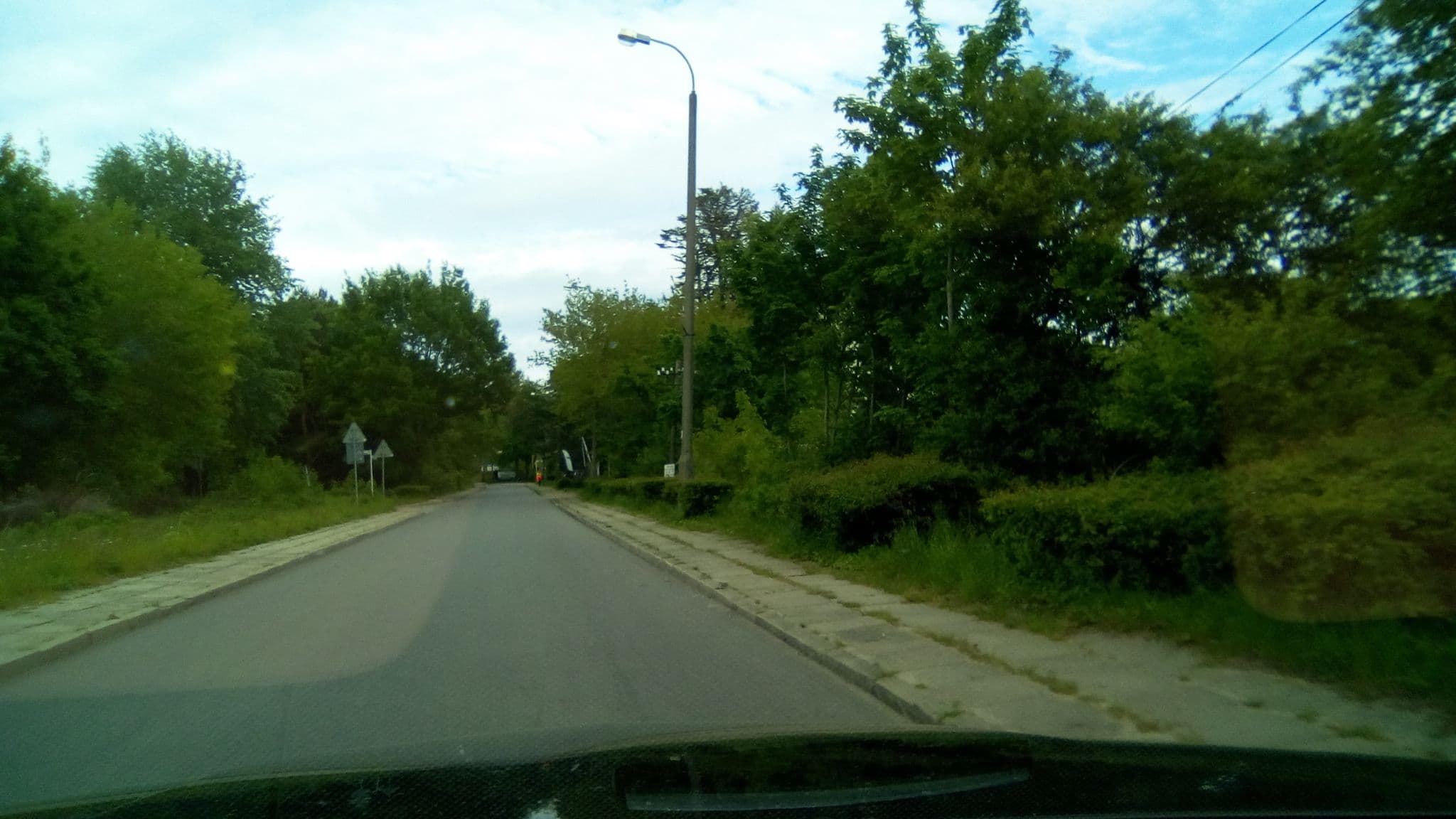 Street view near Heban, Jastrzębia Góra