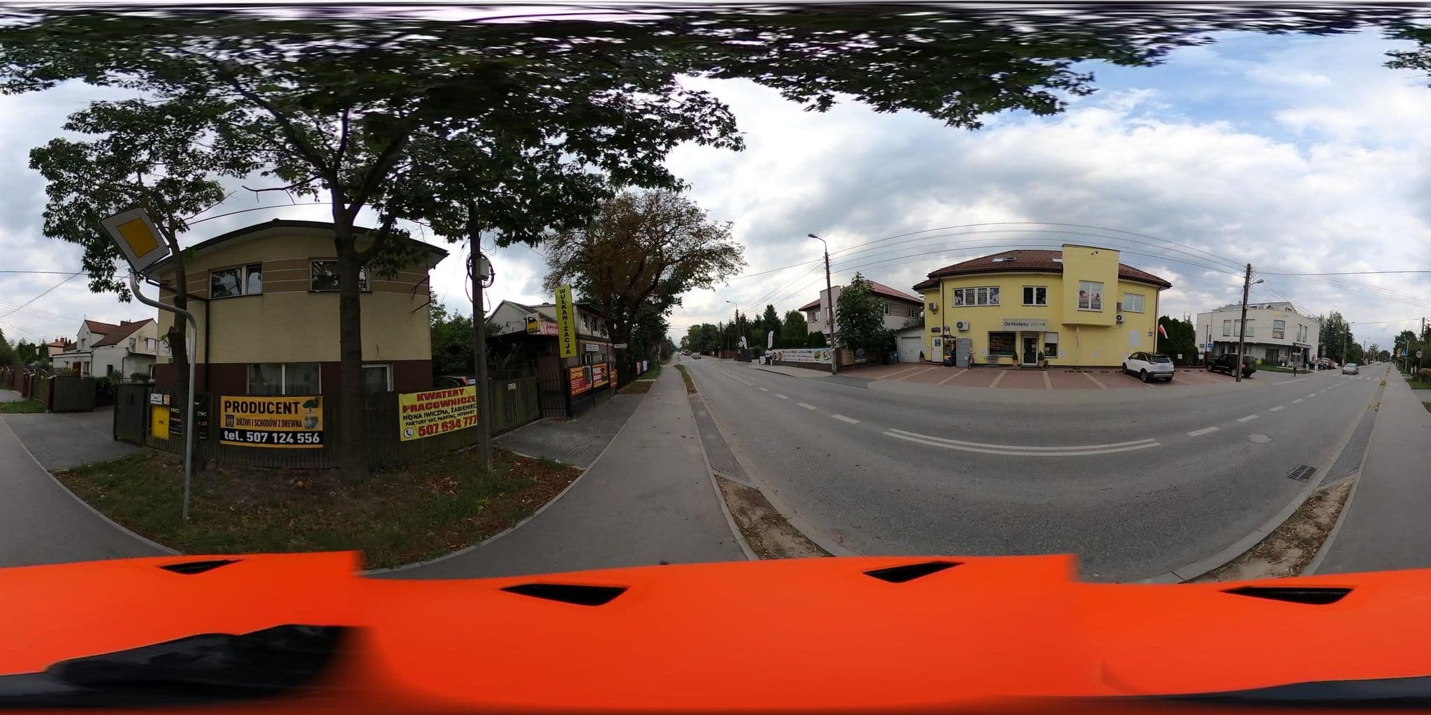 Street view near Kwatery Pracownicze, Mysiadło — © inwazjamb (CC BY-SA · Mapillary)