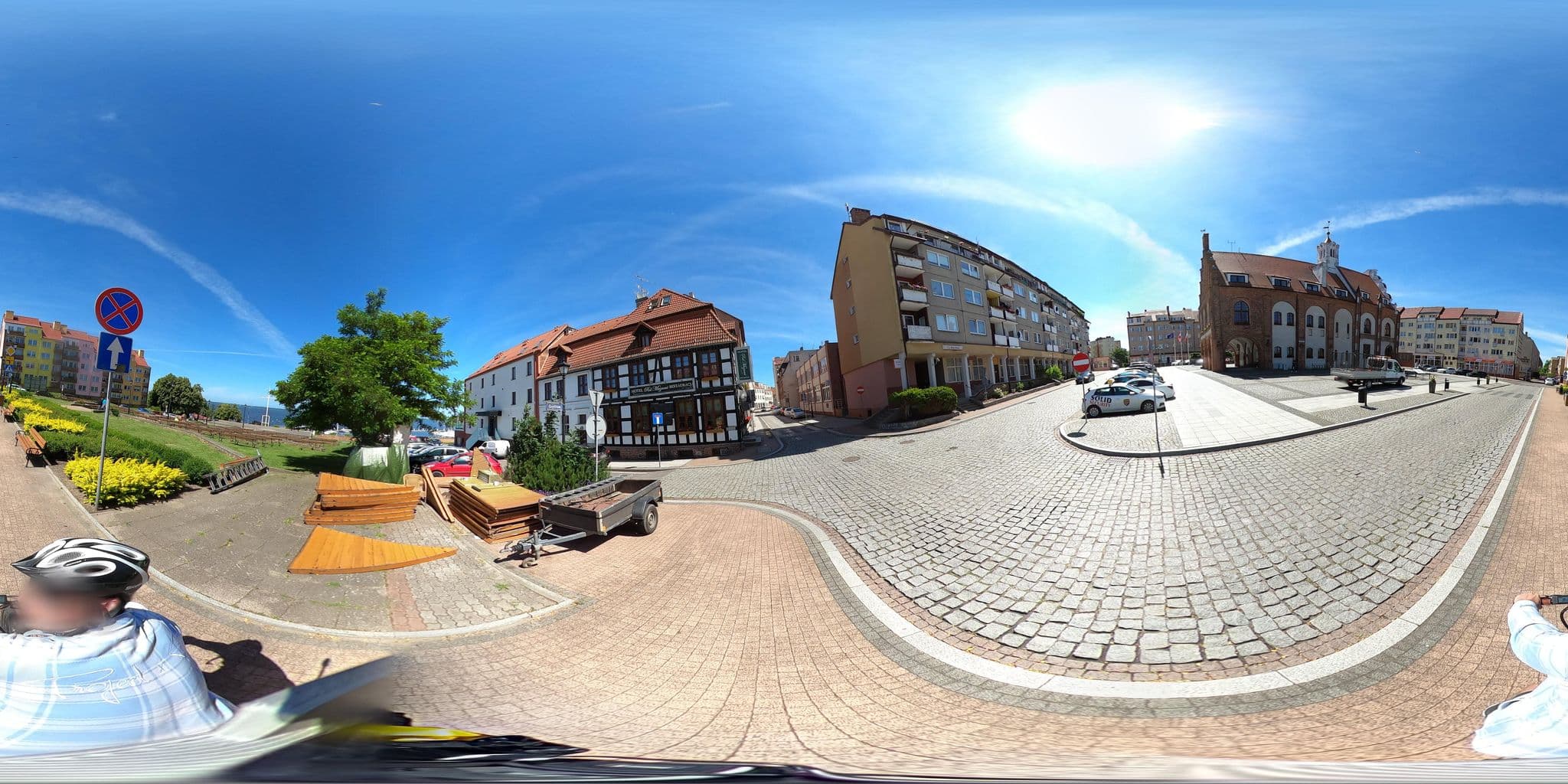 Street view near Pod Muzami, Kamień Pomorski — © Ameba (CC BY-SA · Mapillary)