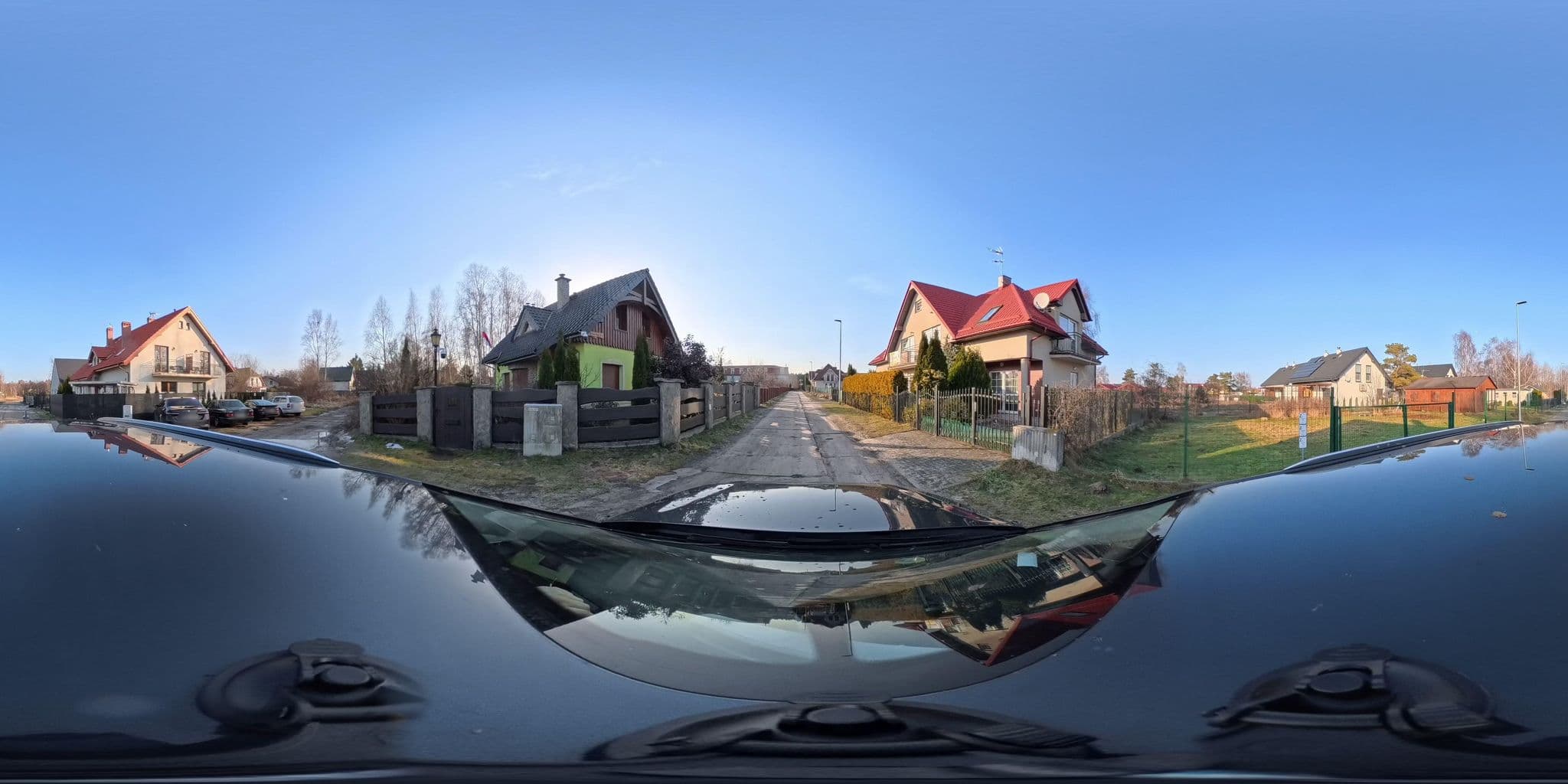 Street view near Villa Horizon, Ustka