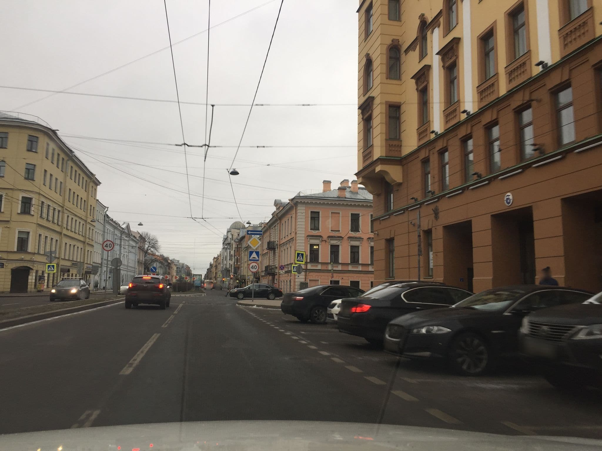 Street view near River Palace, Vasyl'evsky Ostrov — © ser9ei999 (CC BY-SA · Mapillary)