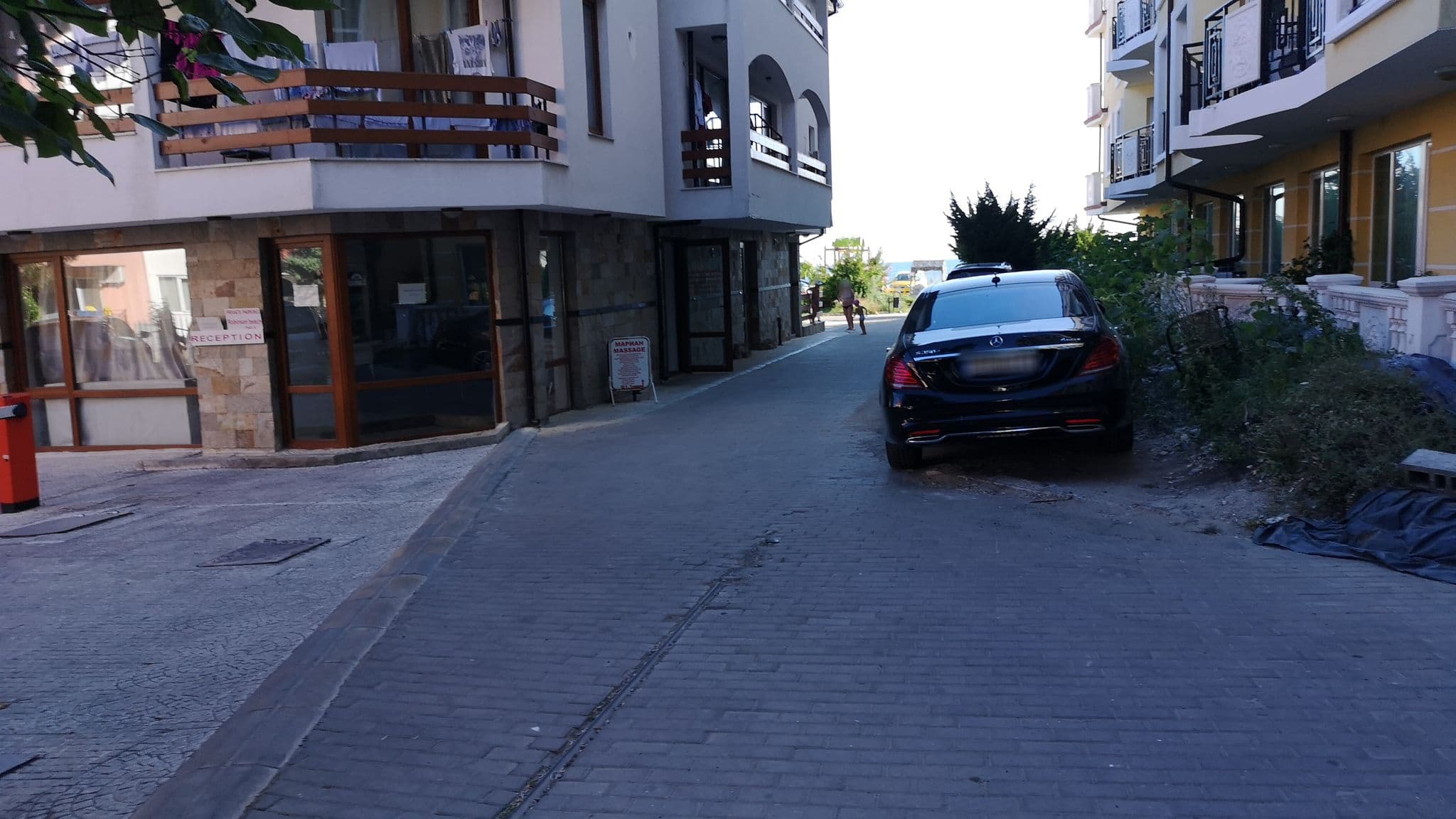 Street view near Taliana Beach, Sveti Vlas