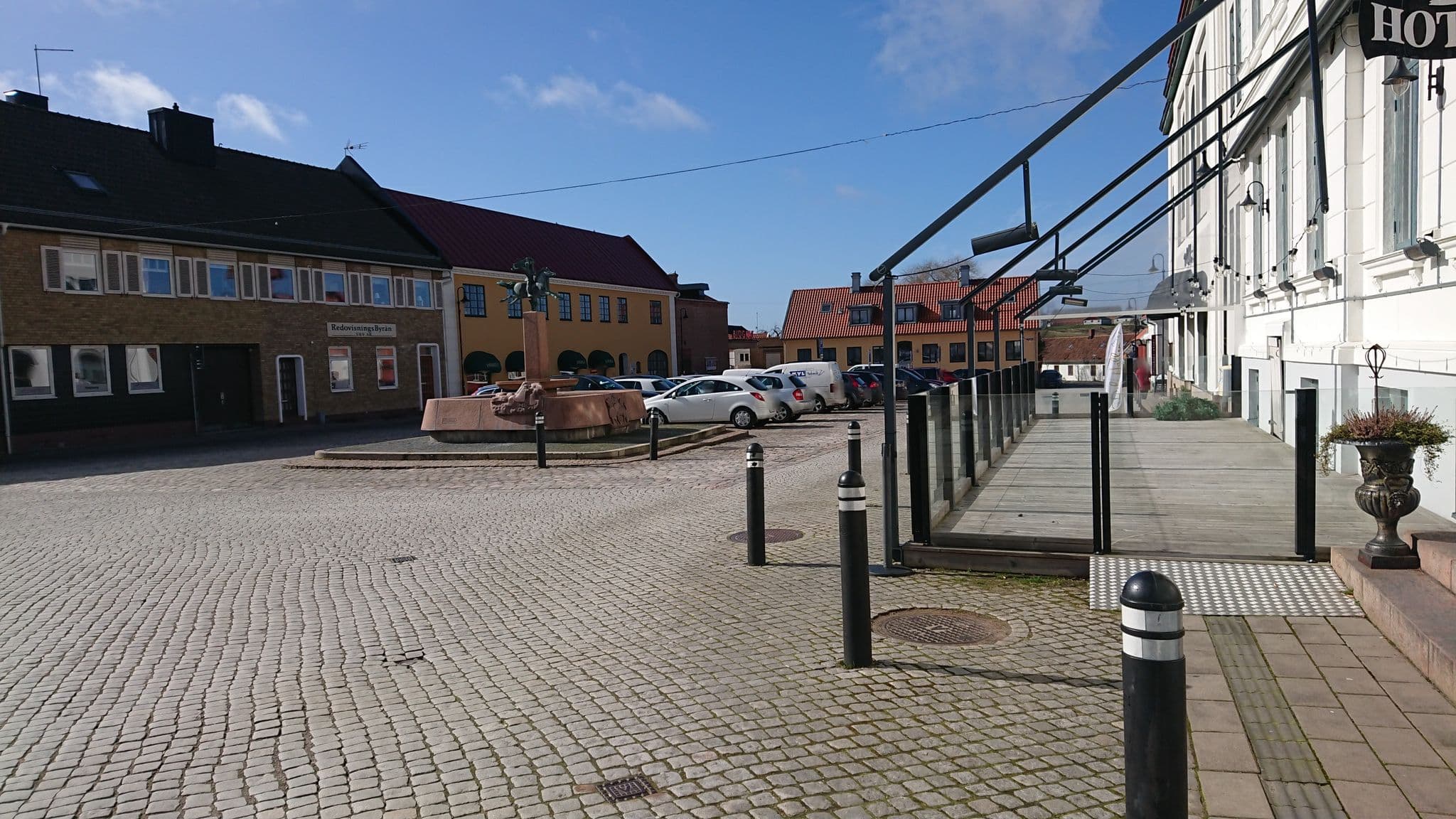 Street view near Stadshotell, Laholm — © demosgis (CC BY-SA · Mapillary)