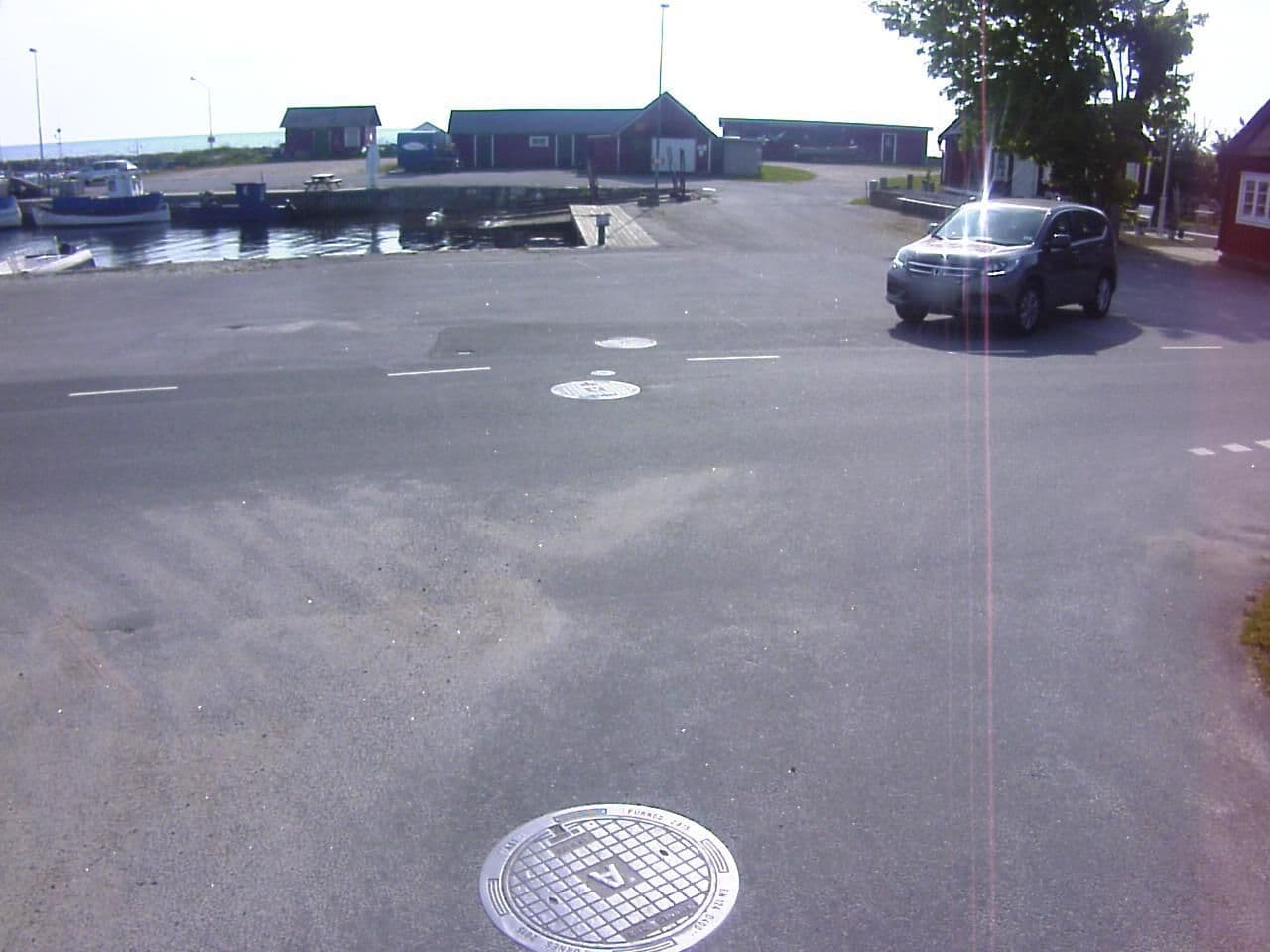 Street view near Ställplats Krokås Hamn, Mjällby — © solvesborgskommun (CC BY-SA · Mapillary)