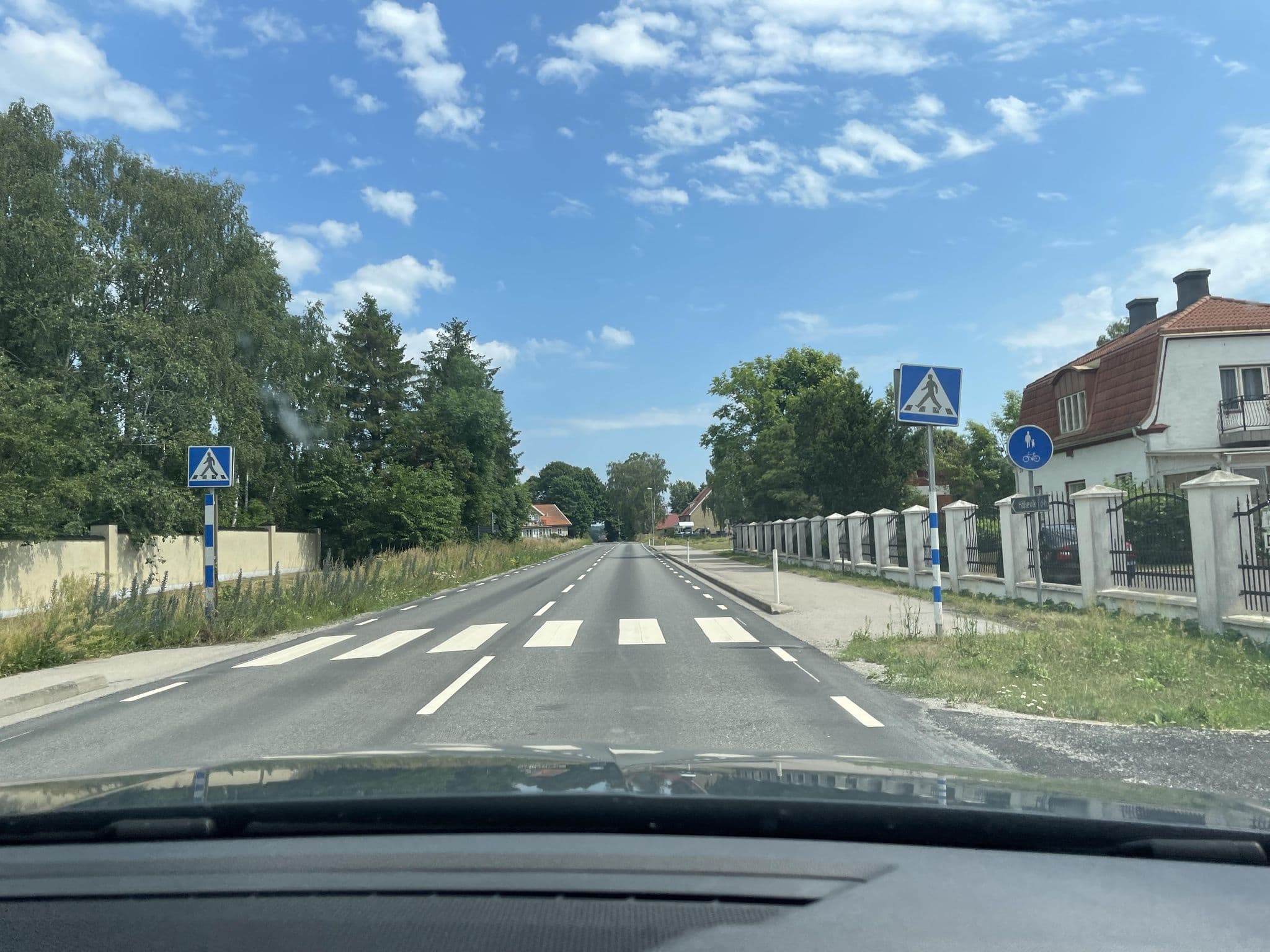 Street view near B&B Gästhus La Casa, Mjällby — © adville (CC BY-SA · Mapillary)