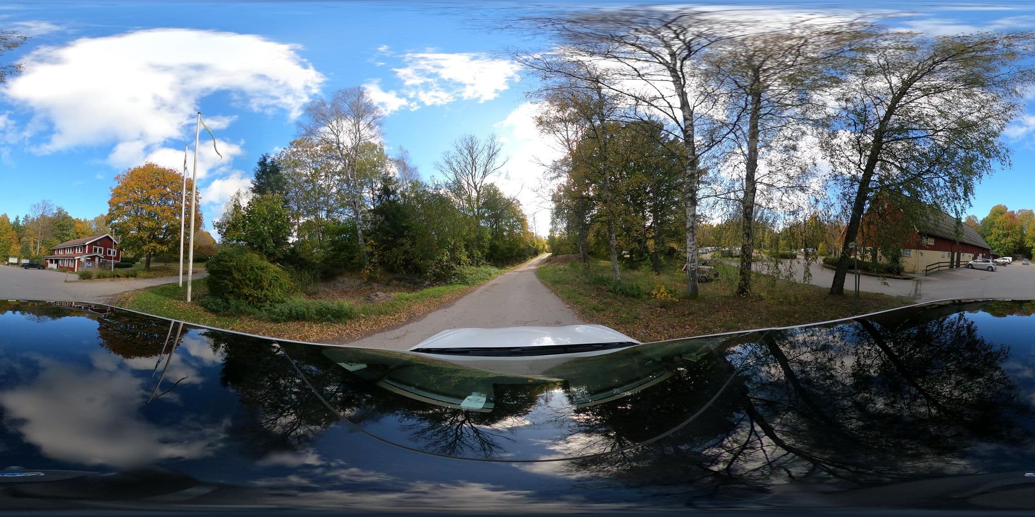 Street view near Harasjömåla Fiskecamp, Olofström — © peterleth (CC BY-SA · Mapillary)