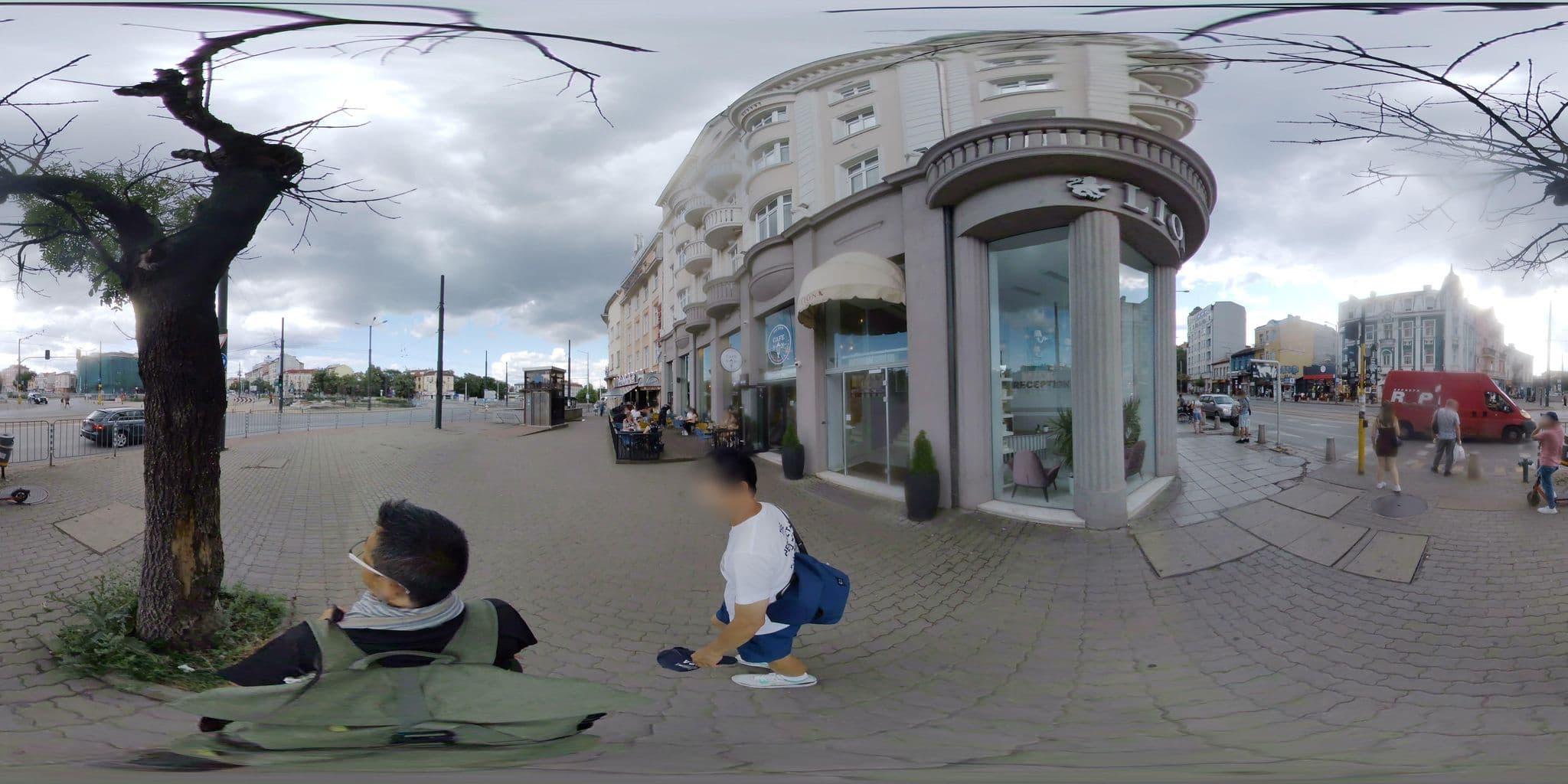 Street view near Lion, Sofia