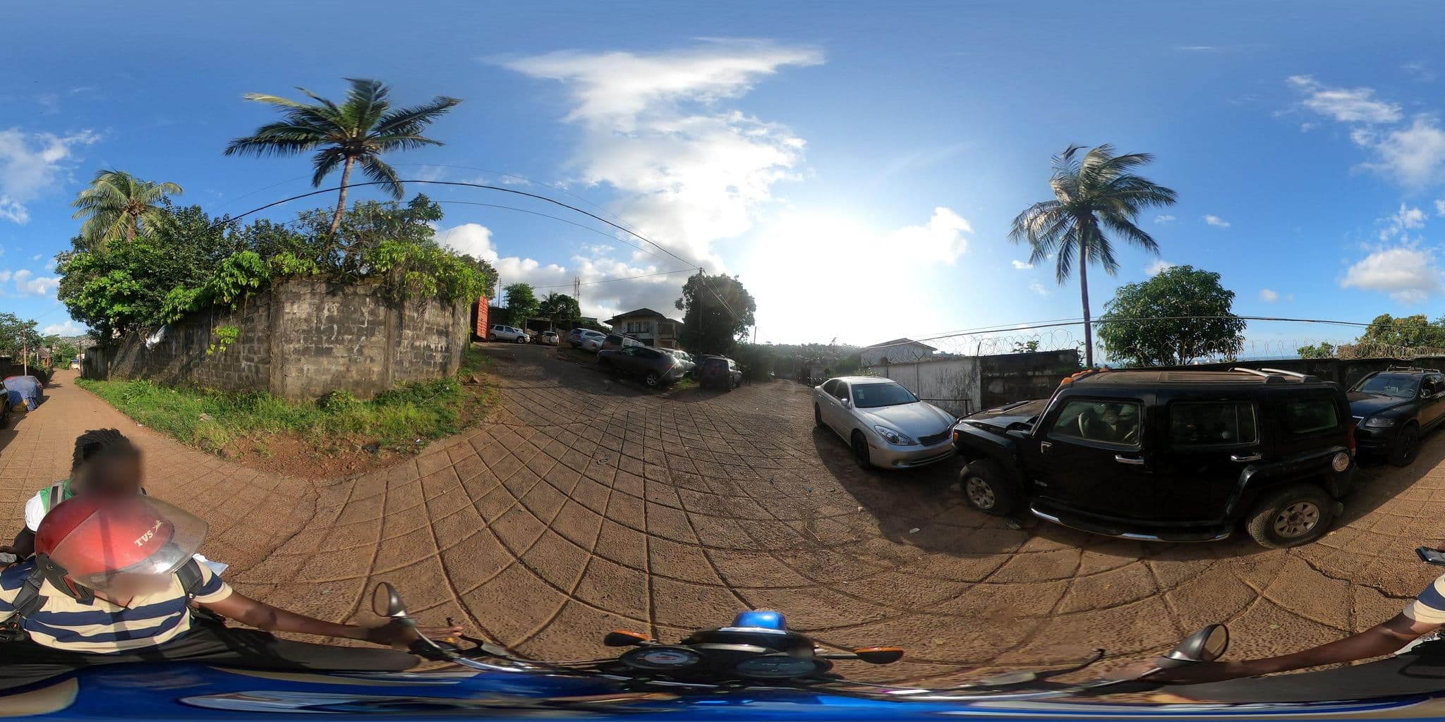Street view near Simple Goal Guest House, Freetown — © Aliebvandy (CC BY-SA · Mapillary)
