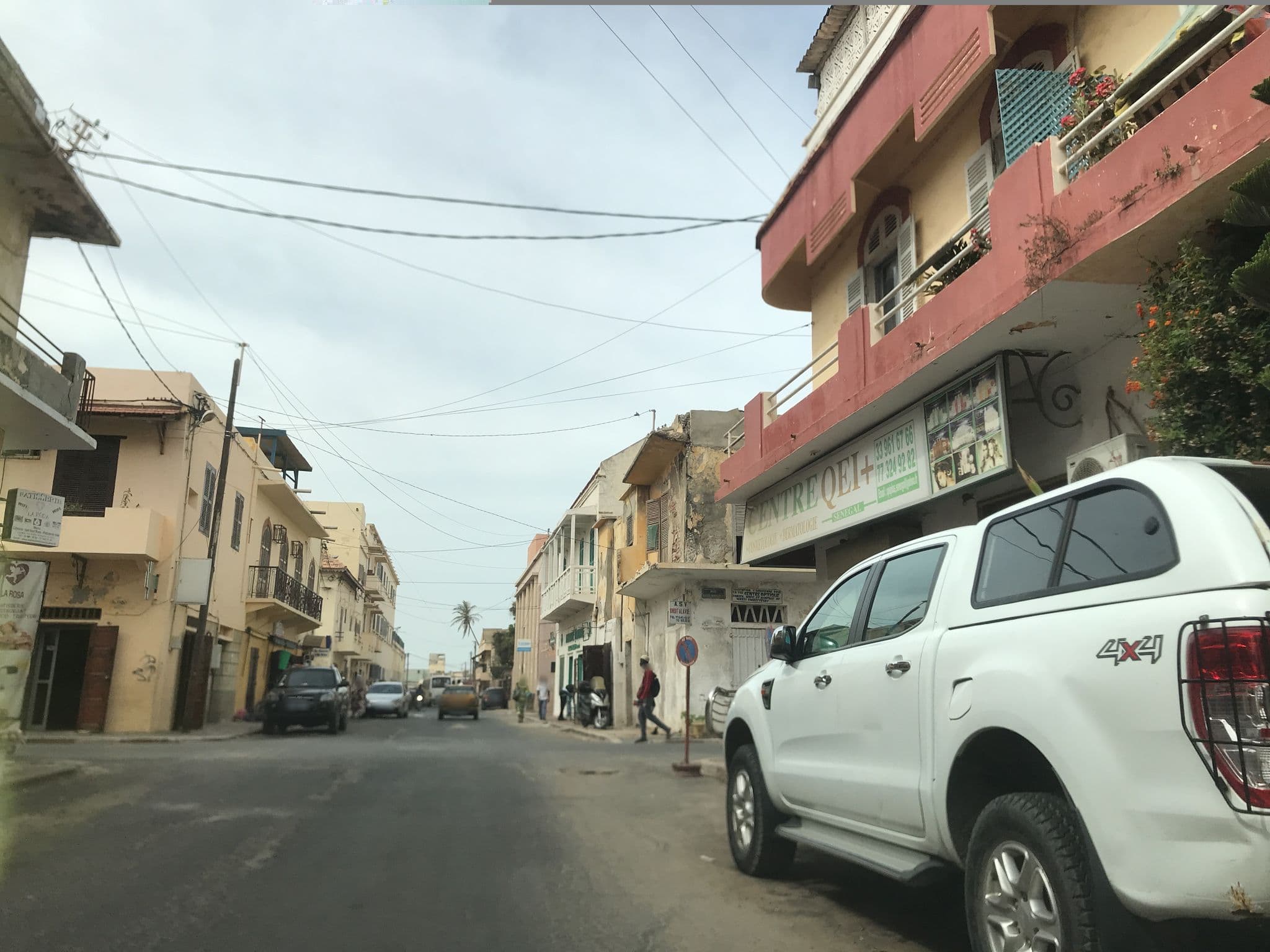 Street view near Hotel Harmattan, Saint-Louis — © ibou1003 (CC BY-SA · Mapillary)