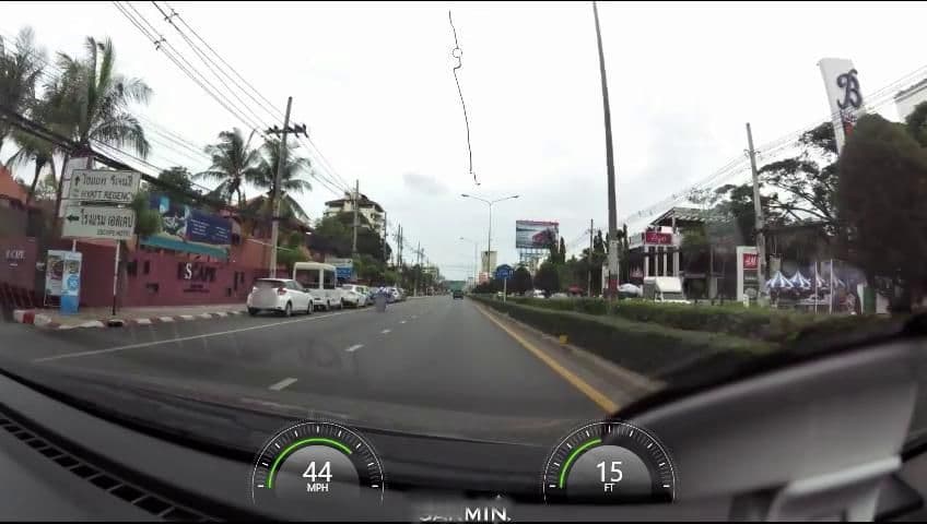 Street view near The Peri Hotel, Hua Hin
