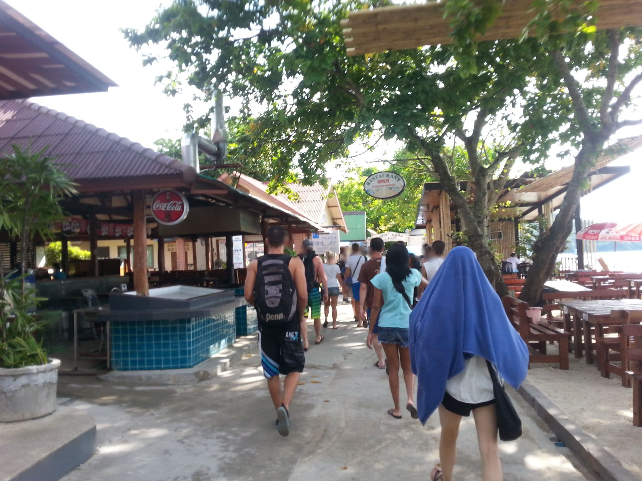 Street view near Phi Phi Rimlay cottage, Ban Phru Nai