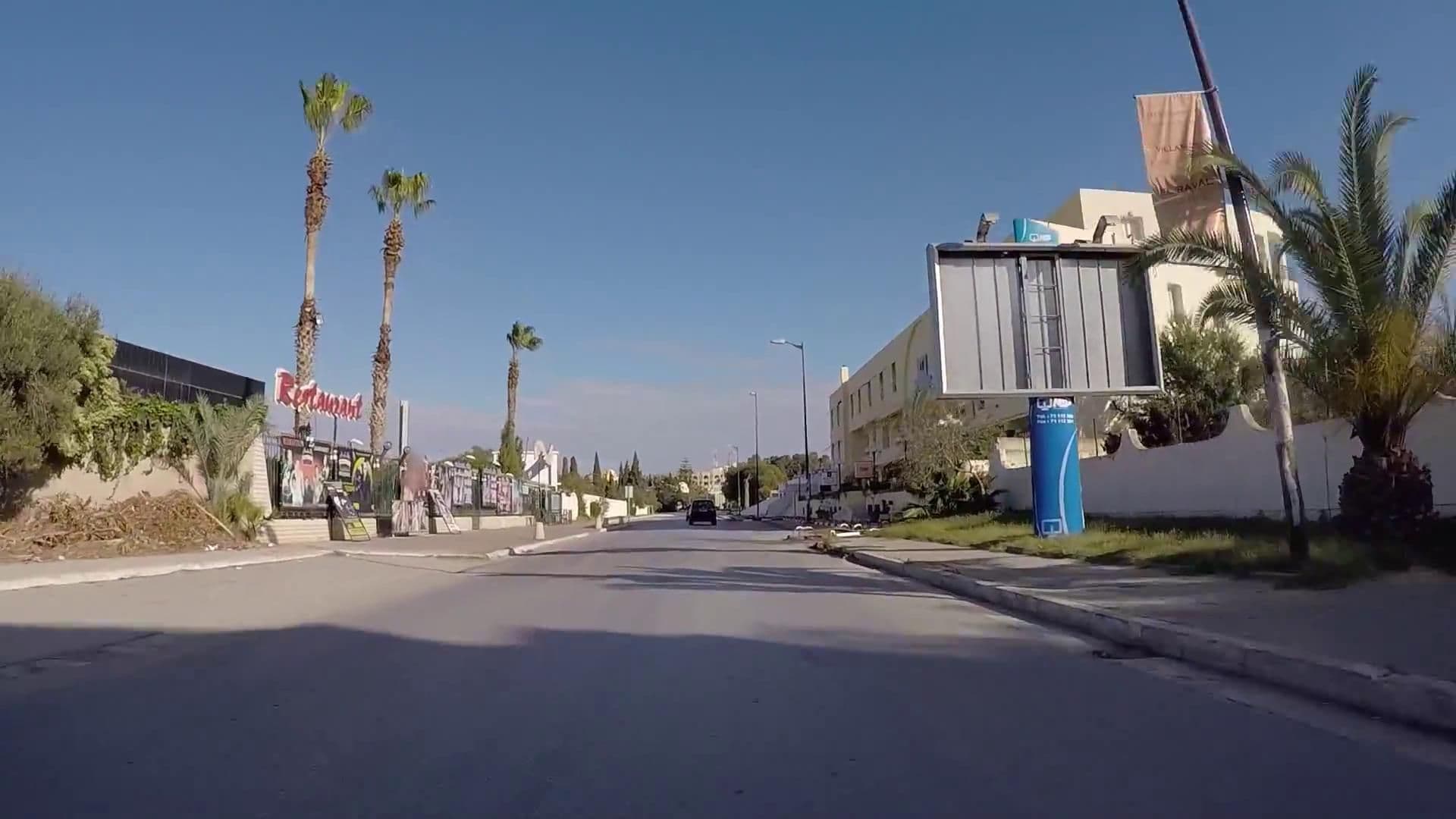 Street view near Résidence Théâtre, Hammamet