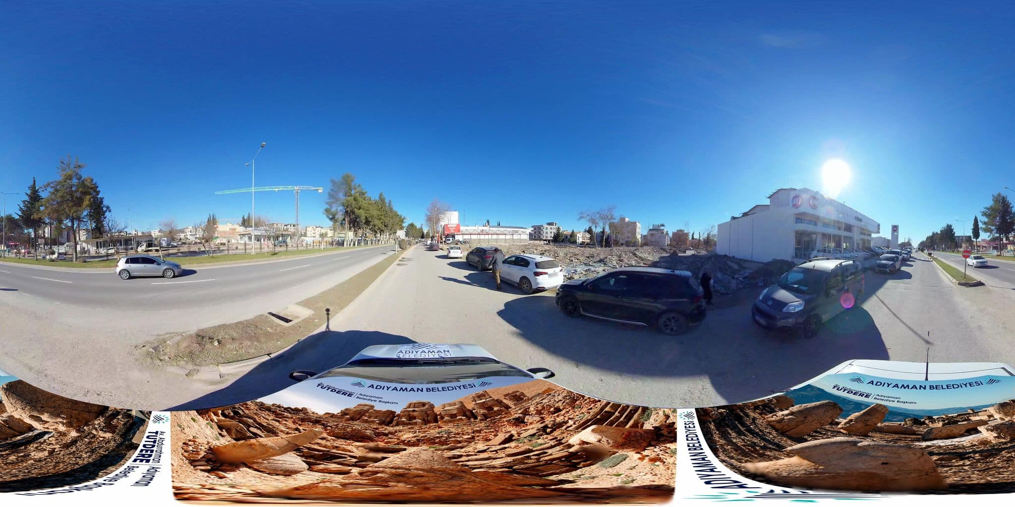 Street view near Bozdoğan Otel, Adıyaman — © makro360 (CC BY-SA · Mapillary)