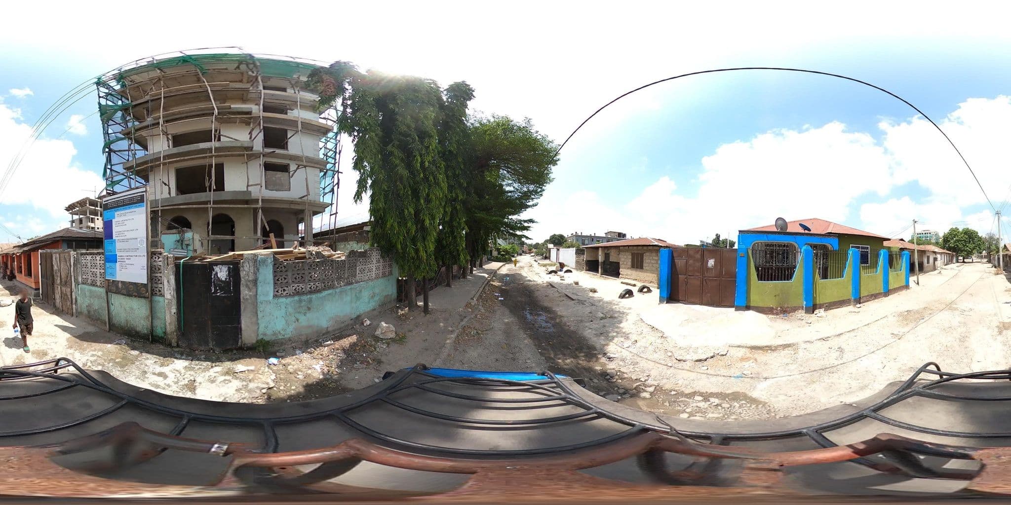 Street view near Twiga Inn Lodge, Dar es Salaam — © OMDTZ1 (CC BY-SA · Mapillary)