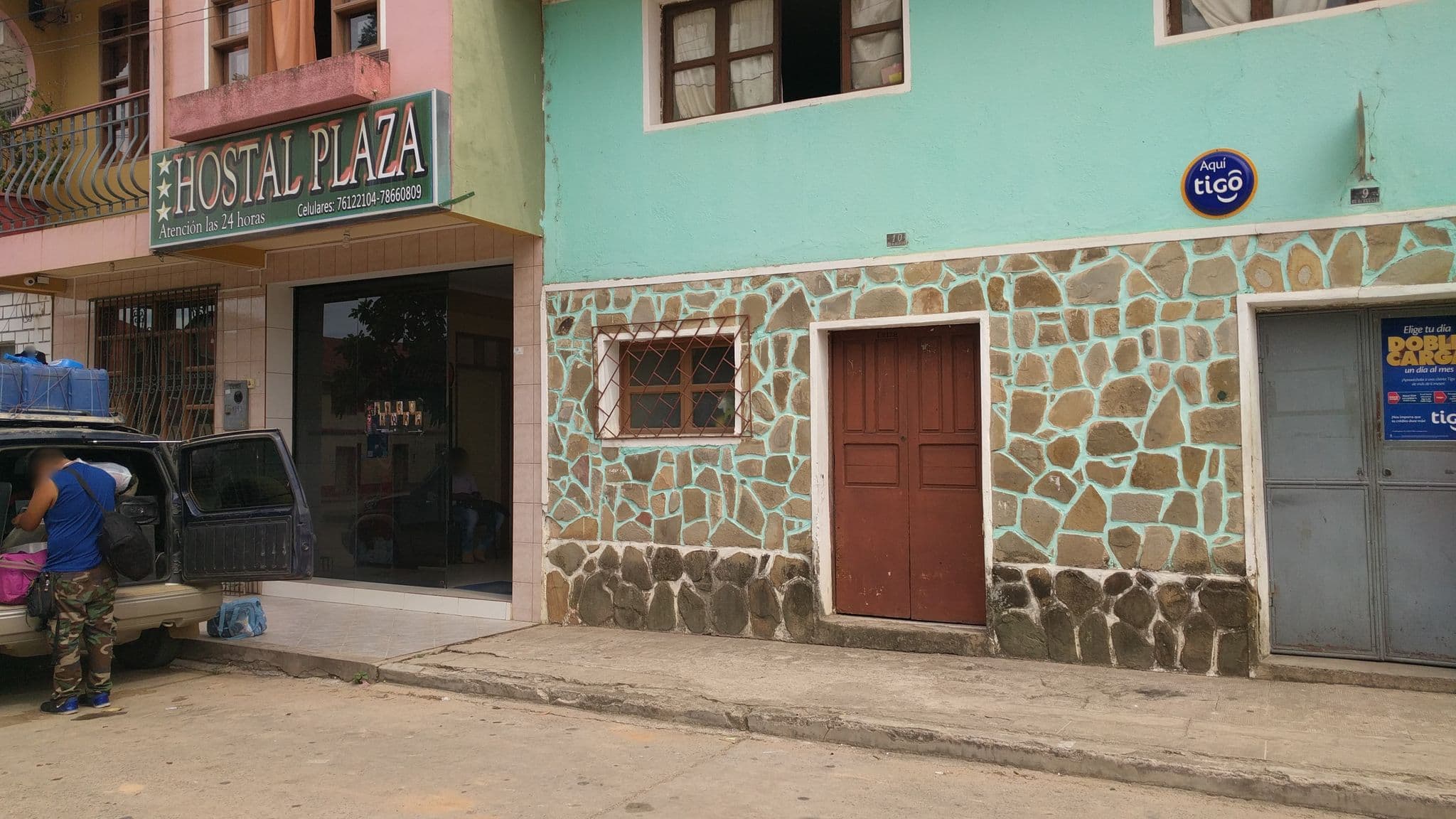 Street view near Hostal La Plaza, Monteagudo — © yoviajo (CC BY-SA · Mapillary)